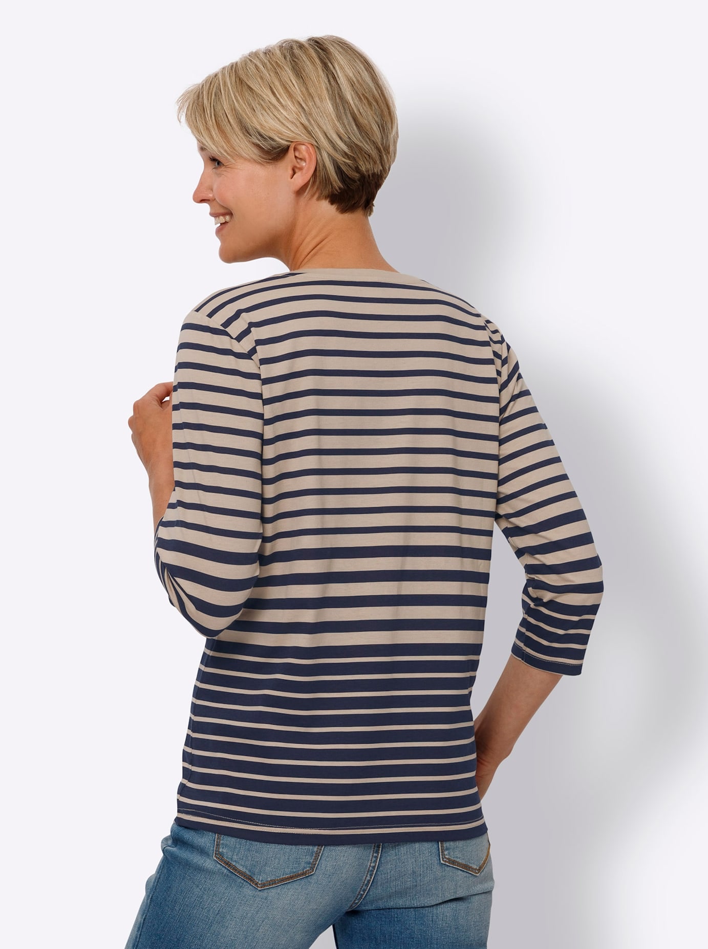 Classic Basics 3/4-Arm-Shirt »Ringelshirt«, (1 tlg.)