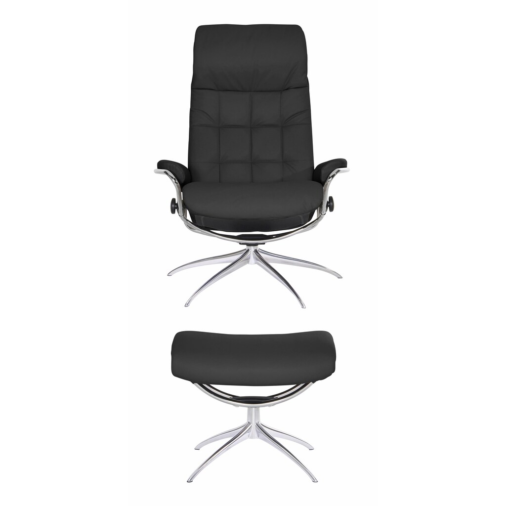 Stressless® Relaxsessel »London«, (Set, Relaxsessel mit Hocker)