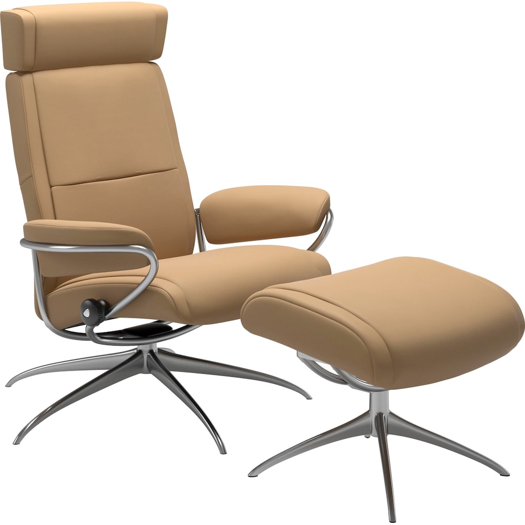 Stressless® Relaxsessel »Paris«, (Set, Relaxsessel mit Hocker)