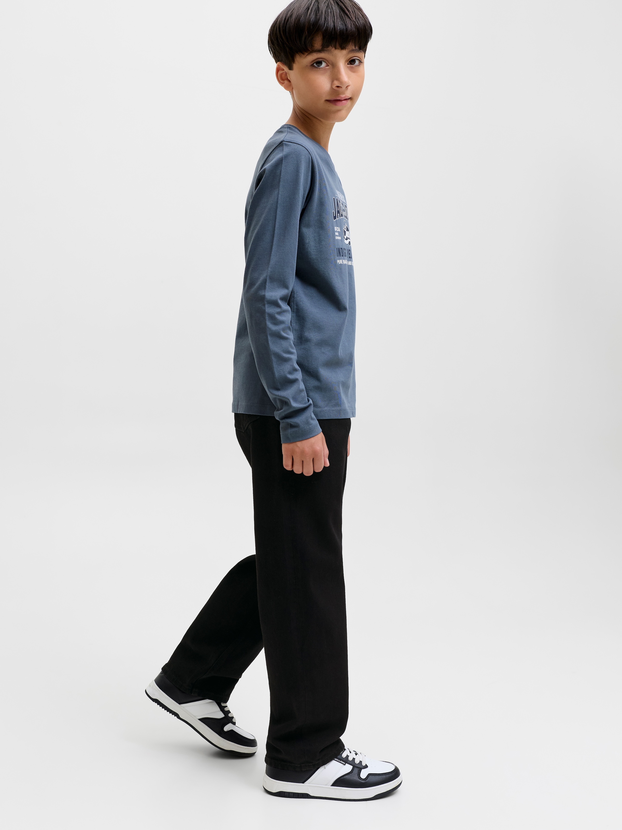 Jack & Jones Junior Loose-fit-Jeans »JJICHRIS JJORIGINAL SQ 740 SN JNR« Baumwolle, loose fit