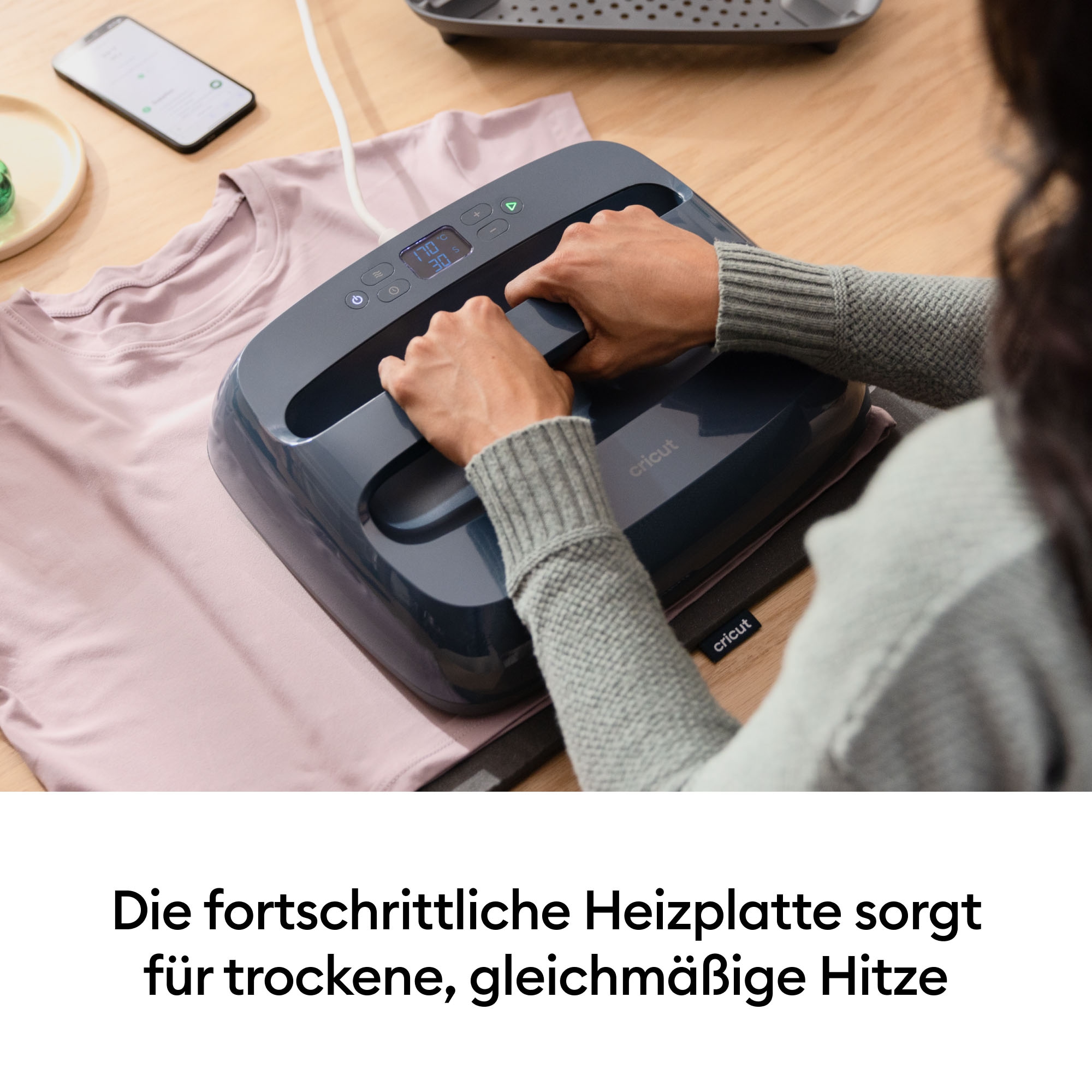 Cricut Transferpresse »EasyPress SE Large 25x30cm, inkl. Matte« 30 cmx25 cm