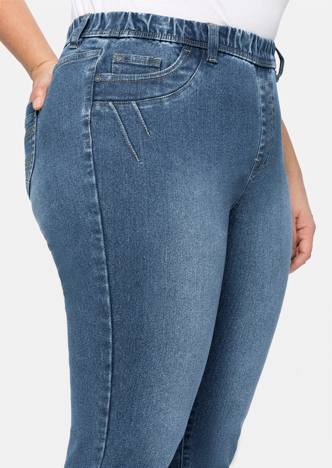 Sheego Stretch-Jeans, (1 tlg.)