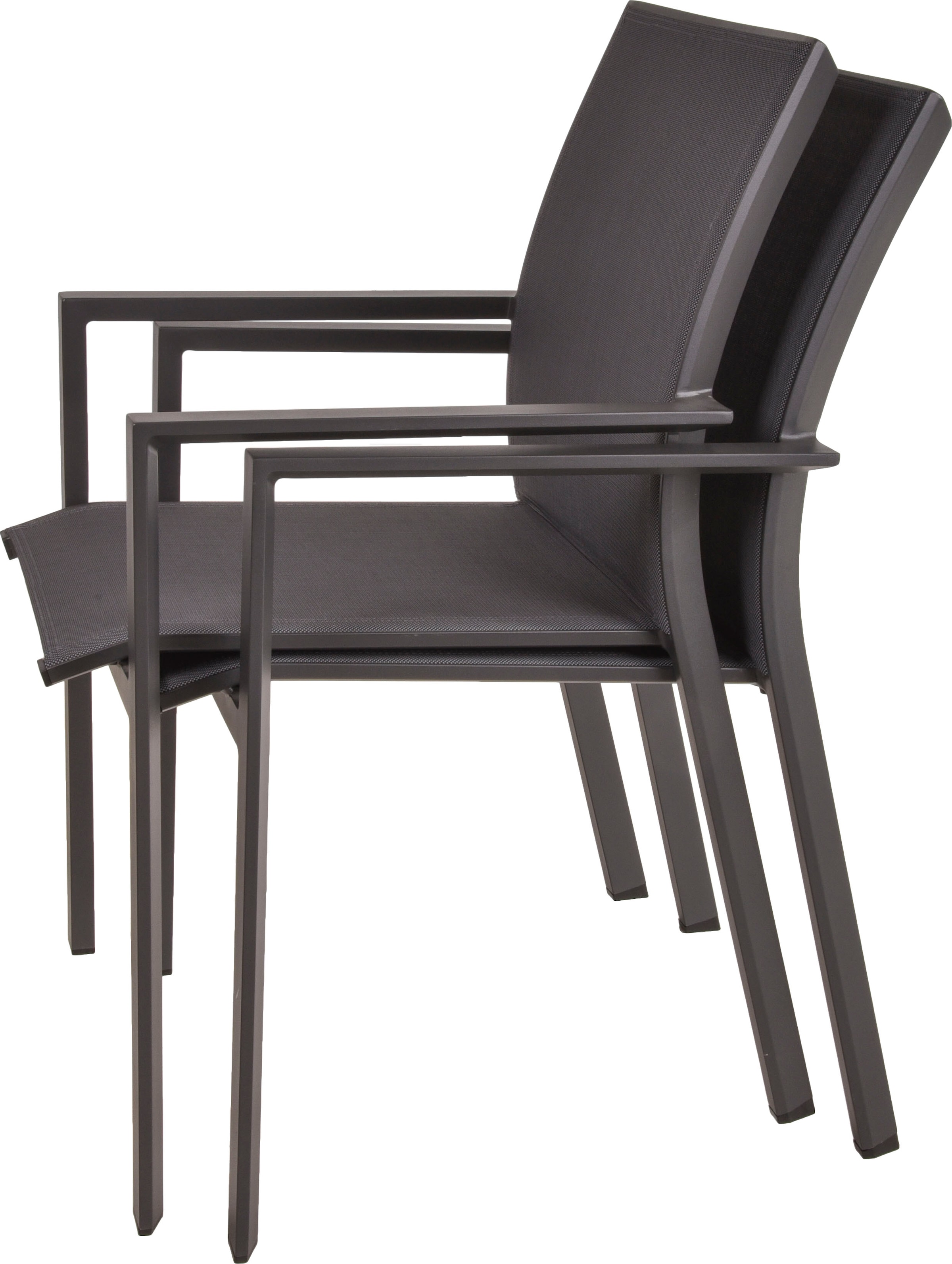 Garden Pleasure Garten-Essgruppe », Tischgruppe »RANA Set 08«« Set, 5 Stk. tlg. 4 Stühle (stapelbar), Tisch LxB: 202x100 cm