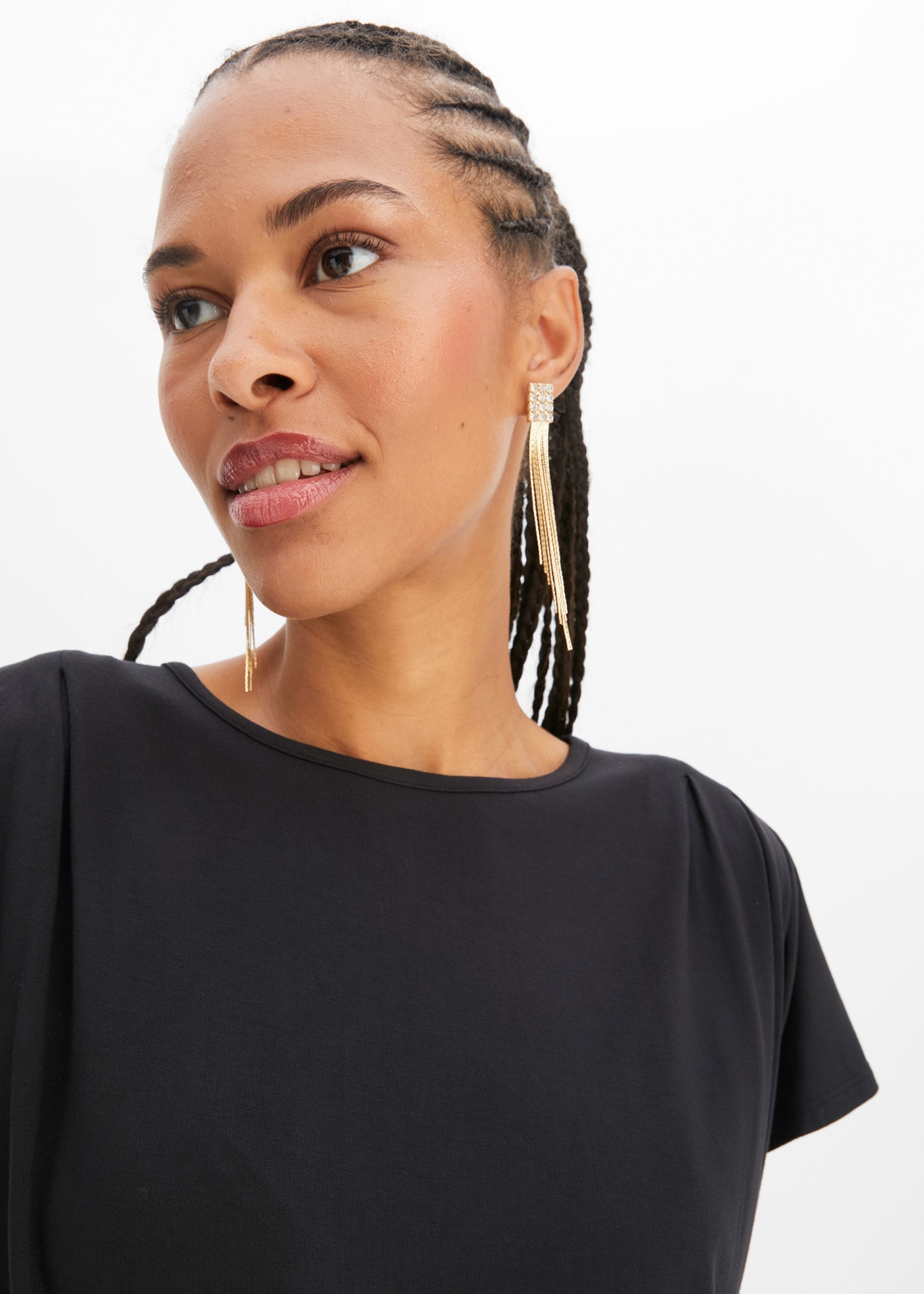 bonprix T-Shirt Oversize-Passform, Kurzarm, für Frühling und Sommer