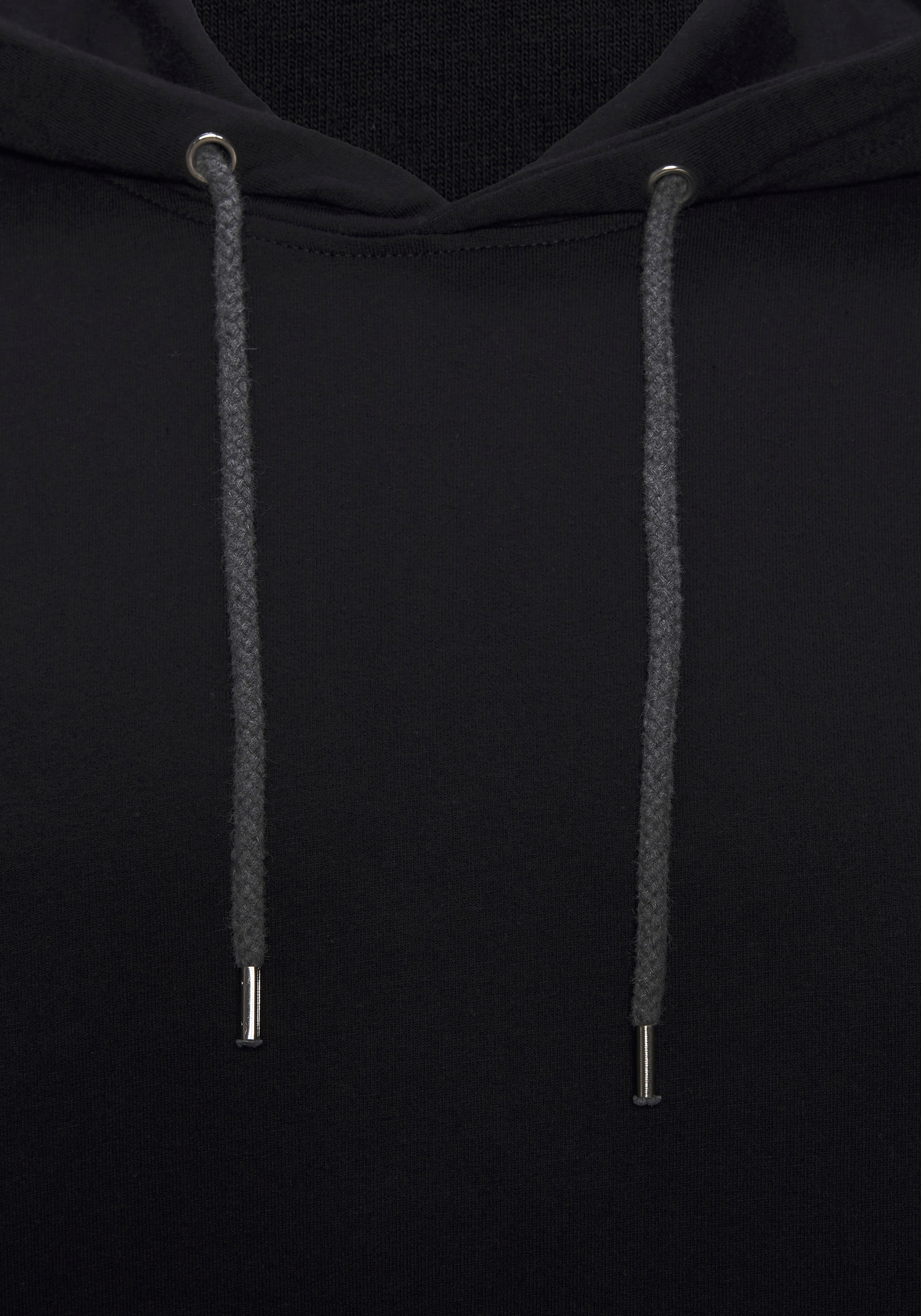 Bench. Loungewear Hoodie , Langarm, Sweatshirt mit Rundhals und Kapuze, Baumwollmischung
