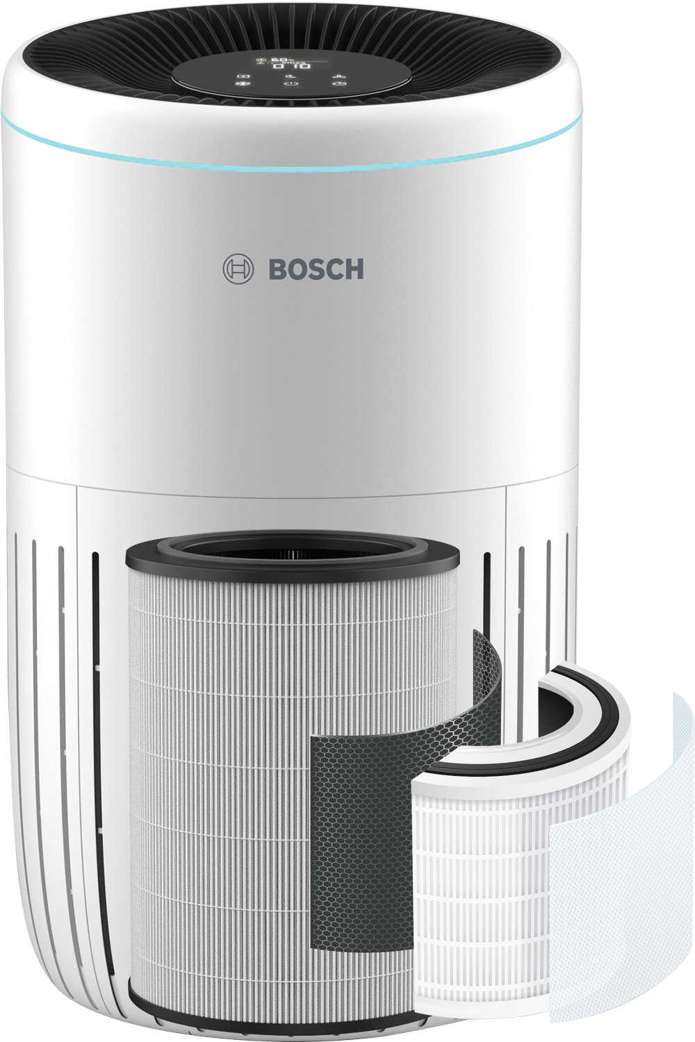 BOSCH Luftreiniger »Air 4000i, mit App-Steuerung« für 62 qm Räume mit 3-in-1 Luftfilter, Smart Sensor, Automatik-, Ruhemodus < 25 dB(A)