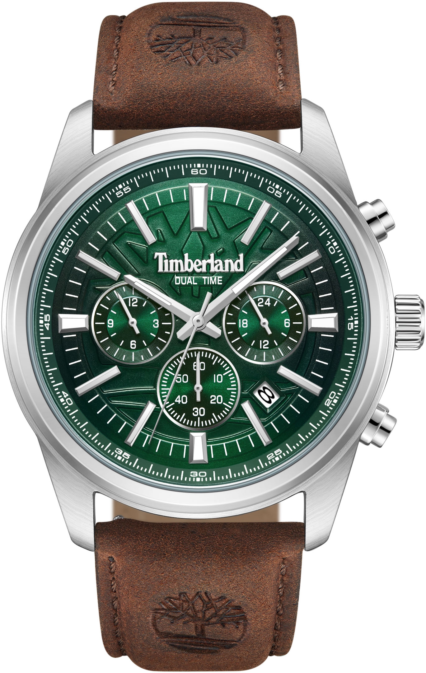 Timberland Chronograph »NORTHBRIDGE«, Quarzuhr, Armbanduhr, Herrenuhr, Lederarmband,...