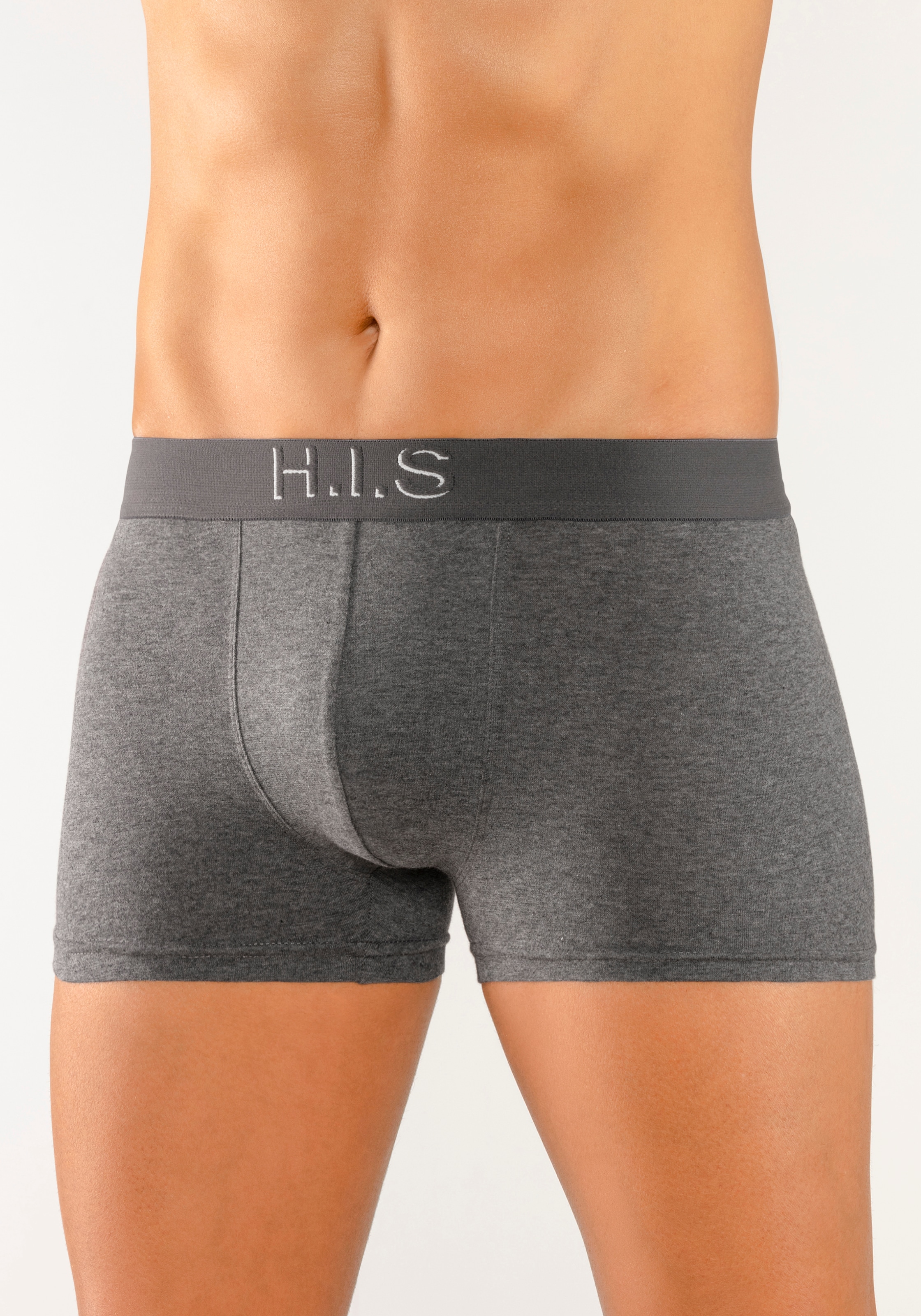 H.I.S Boxer, (Packung, 5 St.), Logo Webbund mit 3D Effekt