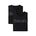 Bench. T-Shirt »Homewear«, (2er-Pack), mit Bench. Print vorn