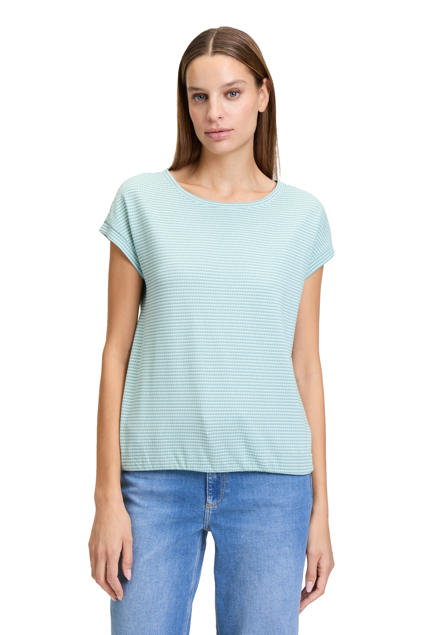 Betty&Co Kurzarmshirt »Casual-Shirt mit Gummizug«