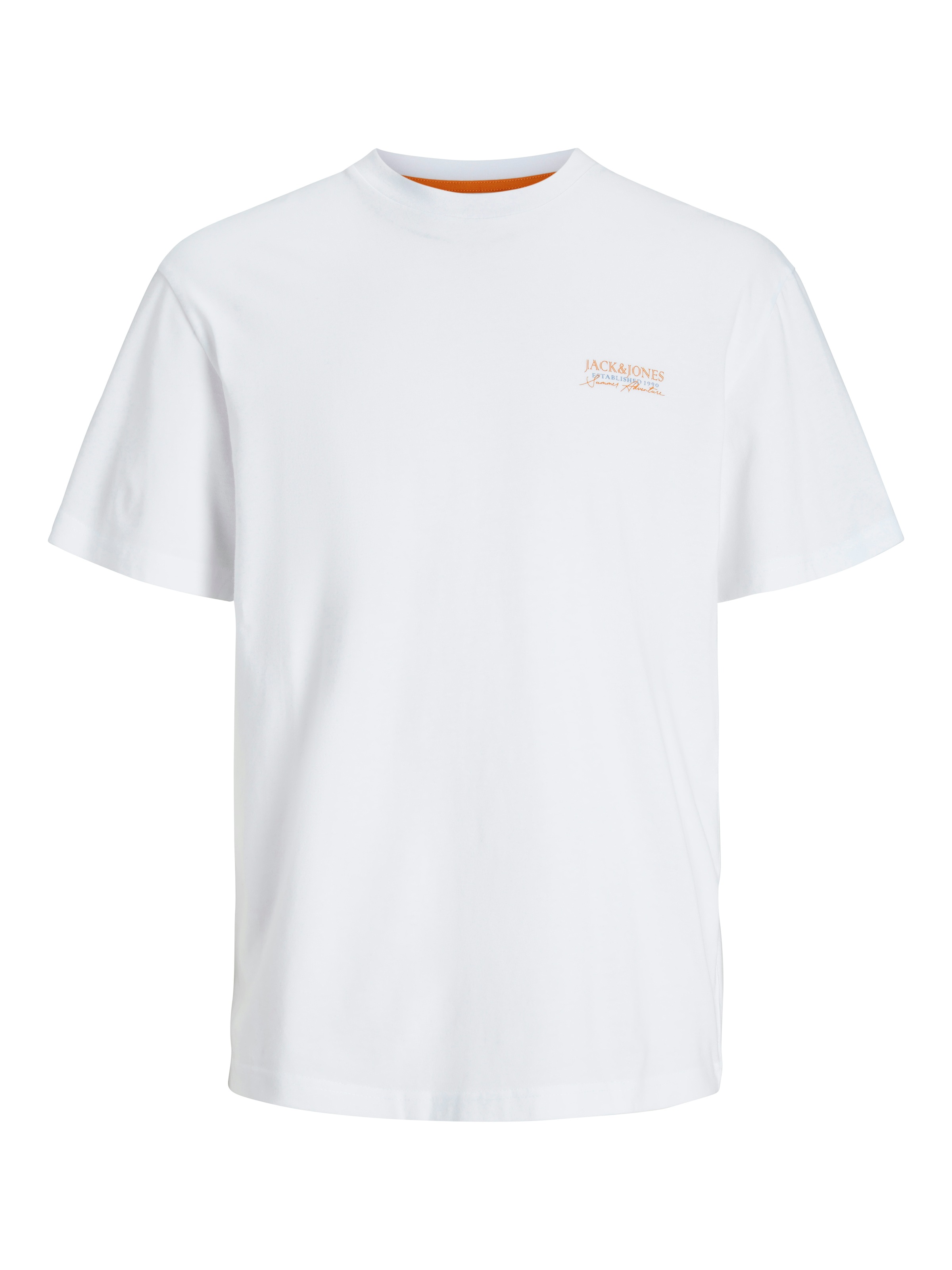 Jack & Jones Rundhalsshirt »JJSUMMER VIBES TEE SS CREW NECK LN«