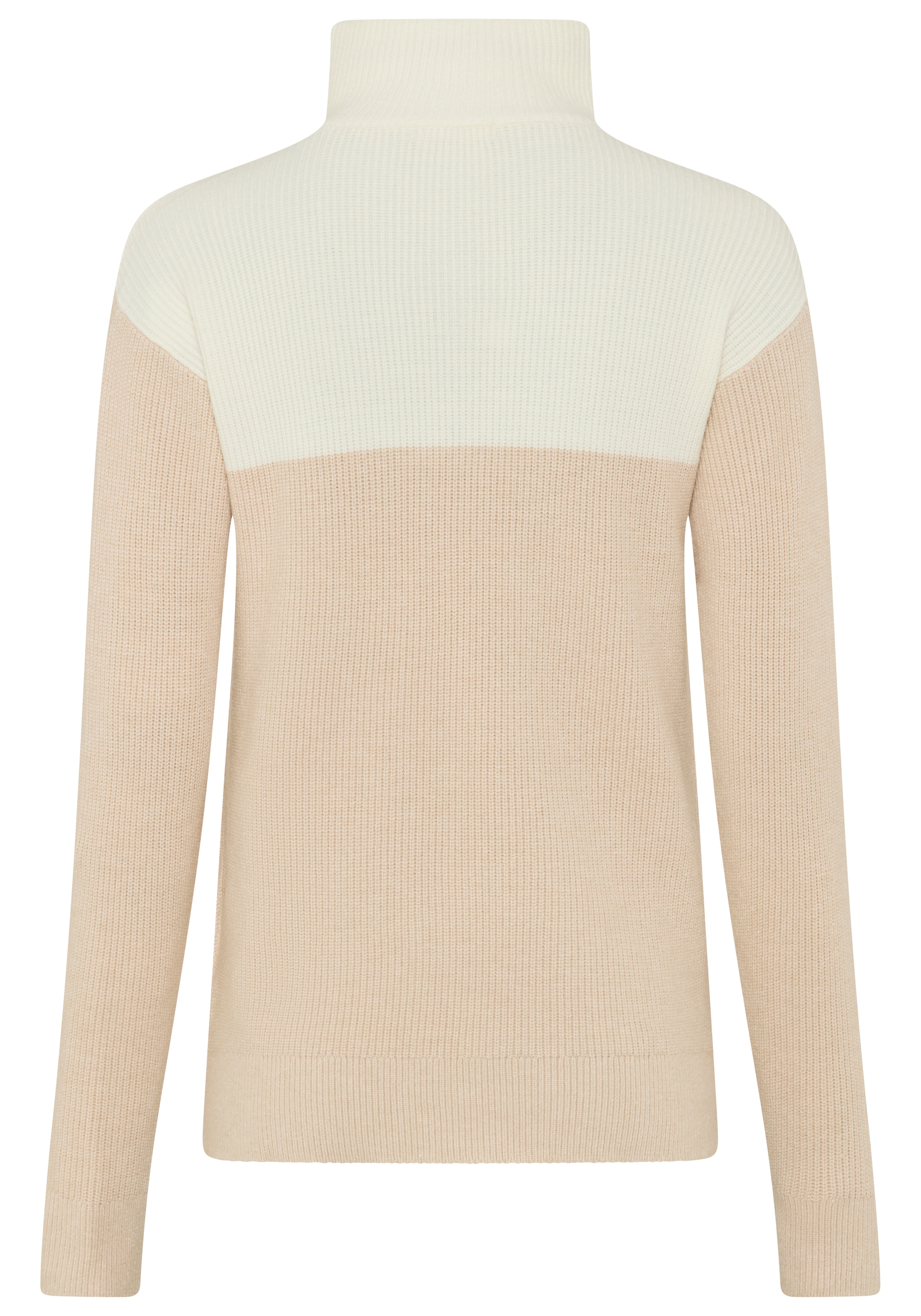 Tamaris Strickpullover »mit Troyerkragen in figurumspielender Passform« aus weicher Viskosemischung