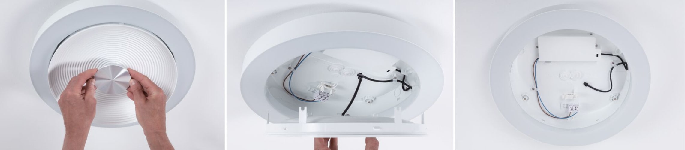 Paulmann LED Deckenleuchte »LED Deckenleuchte Volea IP44  3000K 500lm / 2400lm 230V 4 / 1x18,5W« 1 Stk. Warmweiß Dimmer