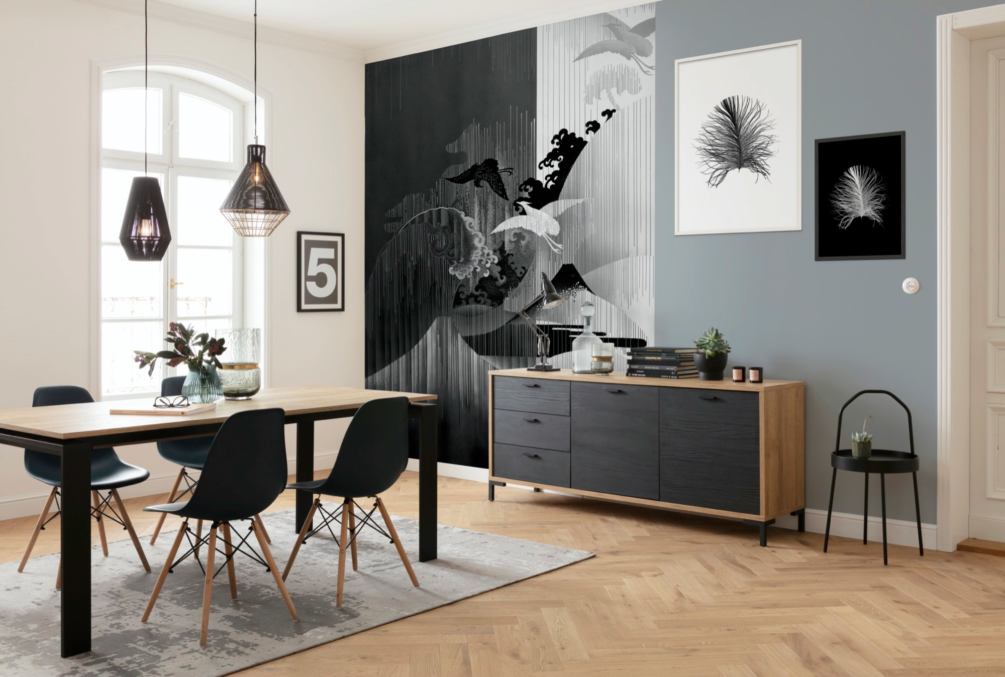 Komar Vliestapete »Digitaldruck Vlies - Yin Yang - Größe 200 x 280 cm«, bedruckt, Wohnzimmer, Schlafzimmer