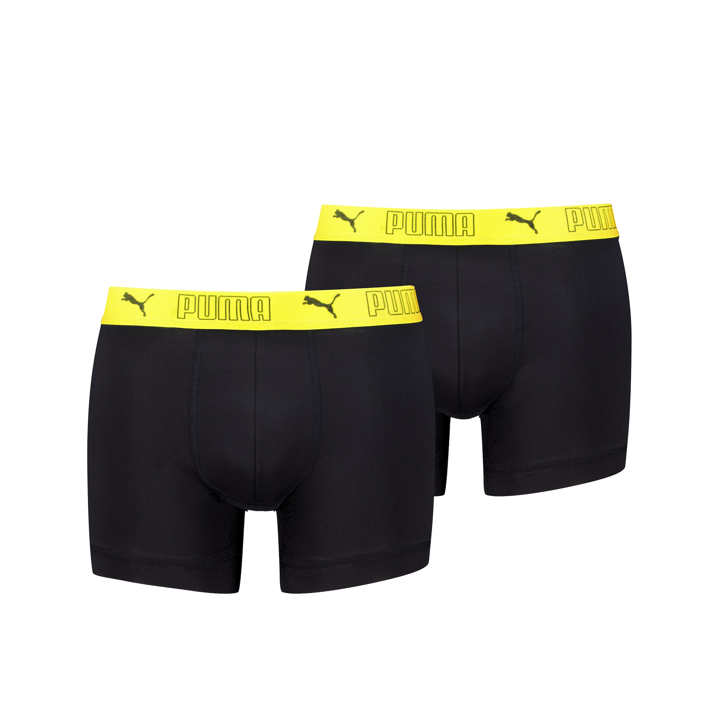 PUMA Boxershorts »PUMA MEN SPORT MICROFIBER BOXERS« 2er Pack,  mit Logo-Bund