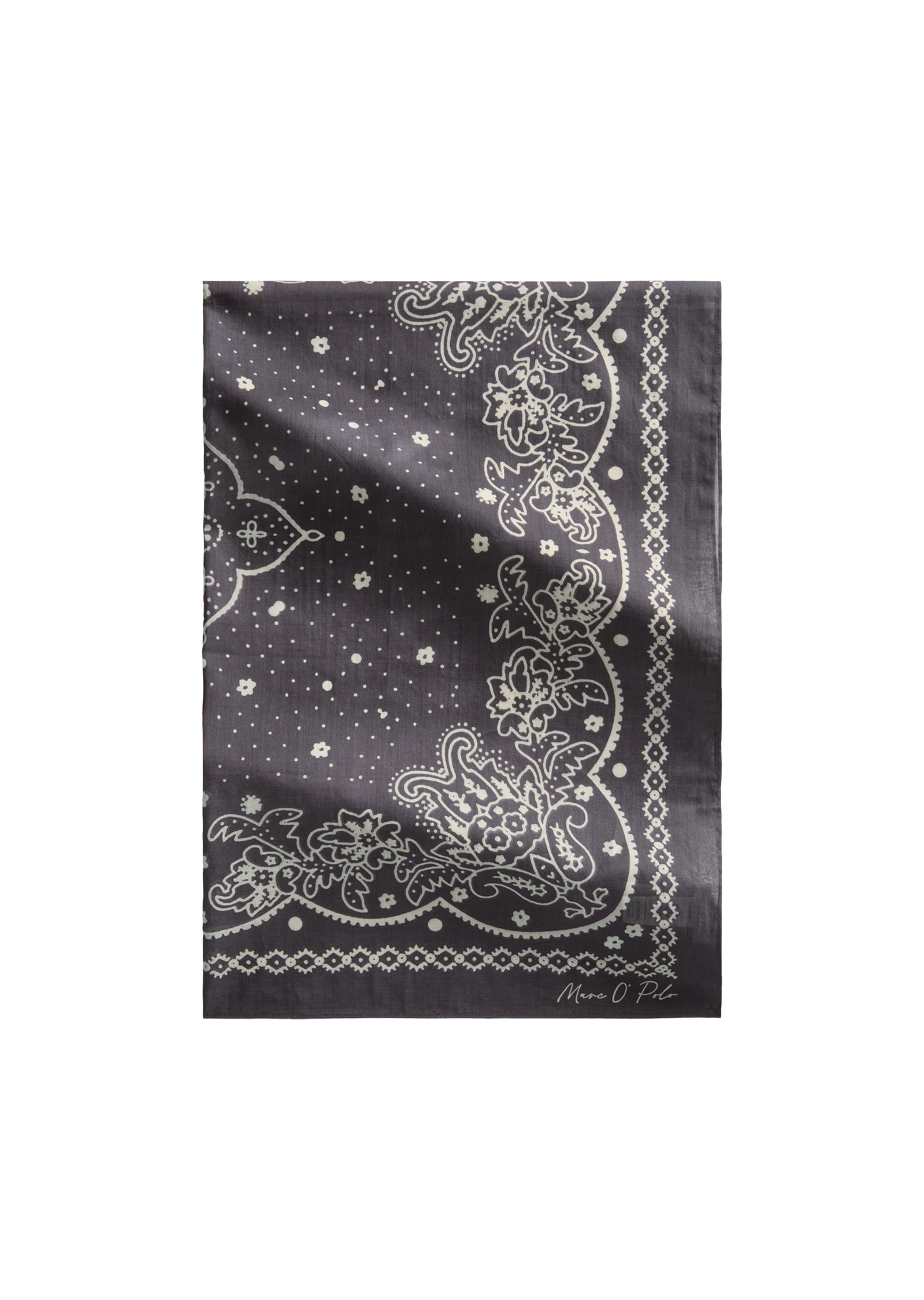 Marc O'Polo Modeschal aus reiner Bio-Baumwolle, quadratisch, ca. 85 x 85 cm