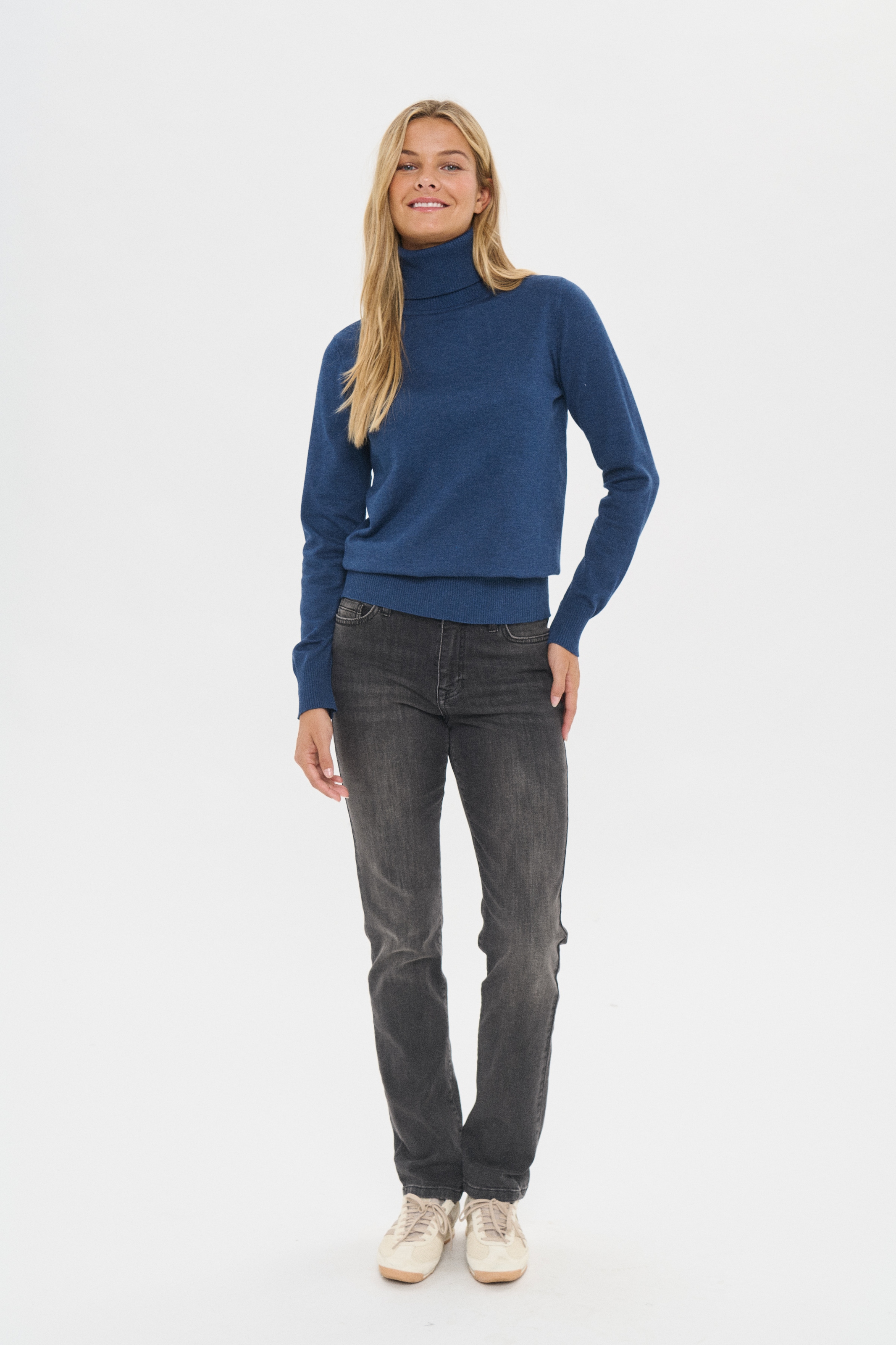 Saint Tropez Rollkragenpullover »J2046, MilaSZ Rollneck« Viskosemischung, Classic fit