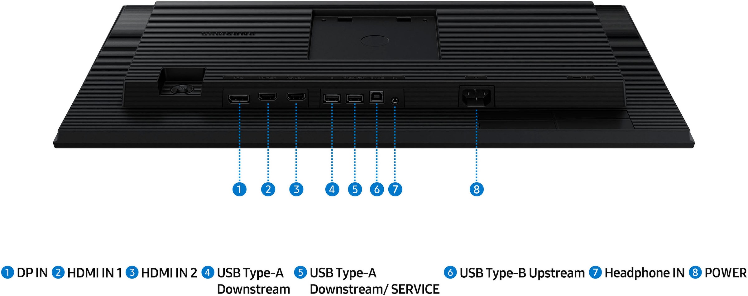 Samsung LED-Monitor »S24D400GAU« 60 cm/24 ″  1920 x 1080 px Full HD 5 Reaktionszeit 100 Hz