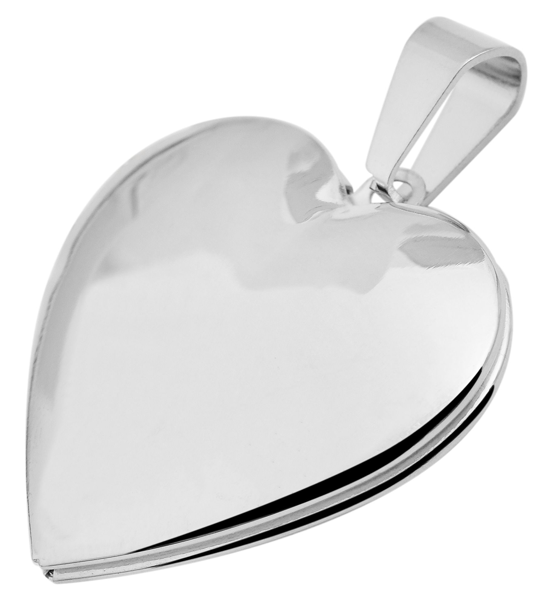 Adelia´s Kettenanhänger »Damen Anhänger ¿ Medaillon Gravuranhänger aus Edelstahl«