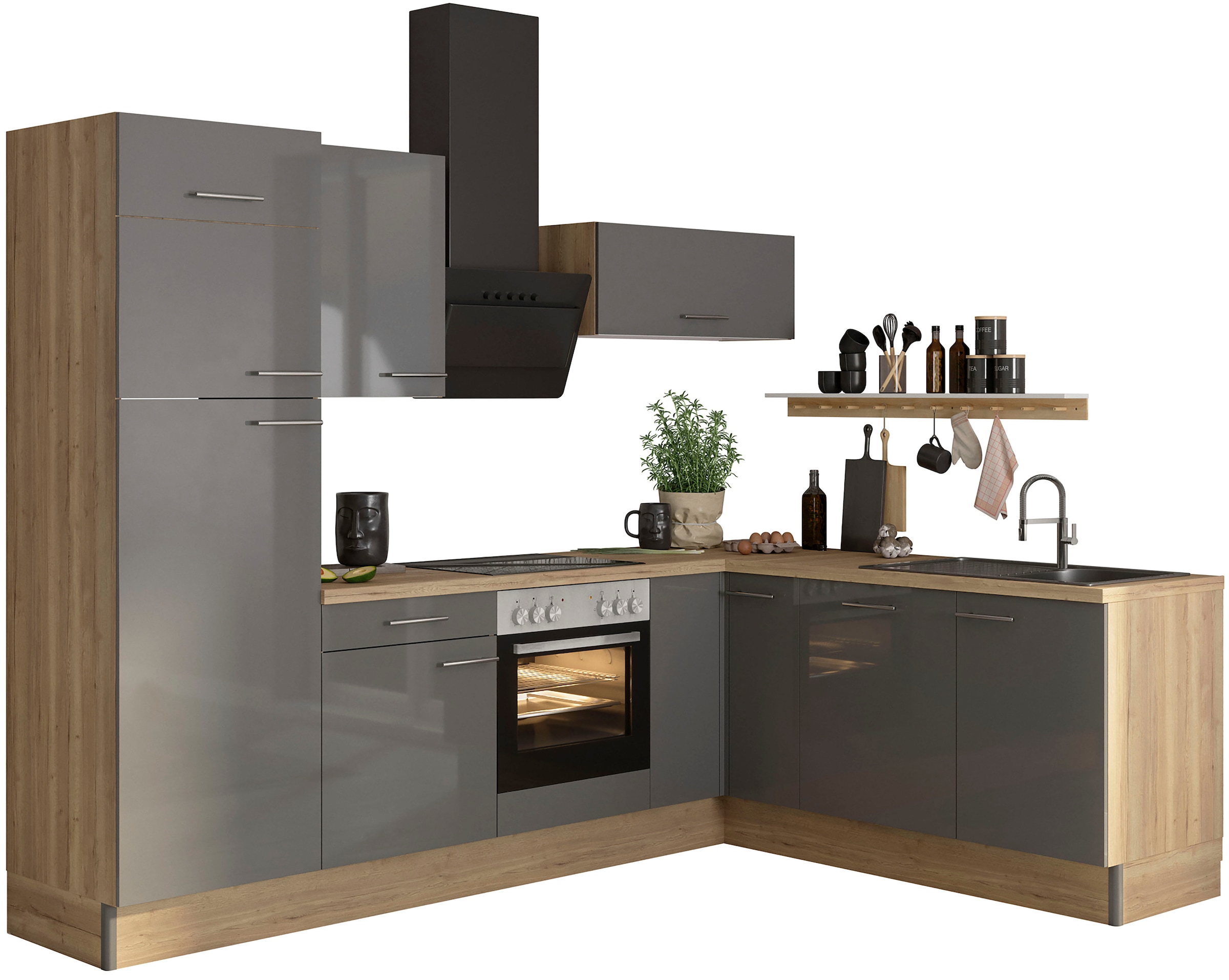 OPTIFIT Küche im OTTO E-Geräten »Klara«, wahlweise breit, cm x Online Shop 270 200 mit