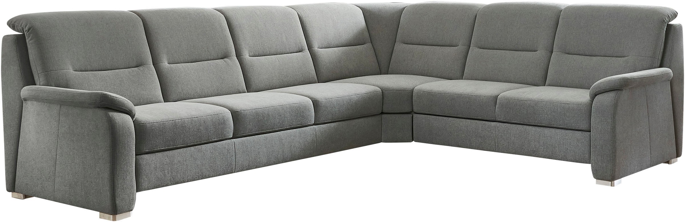 Die PlanBar Ecksofa »PP-HS10002« wahlweise mit Rückverstellung, Bettfunktion und Schubkasten