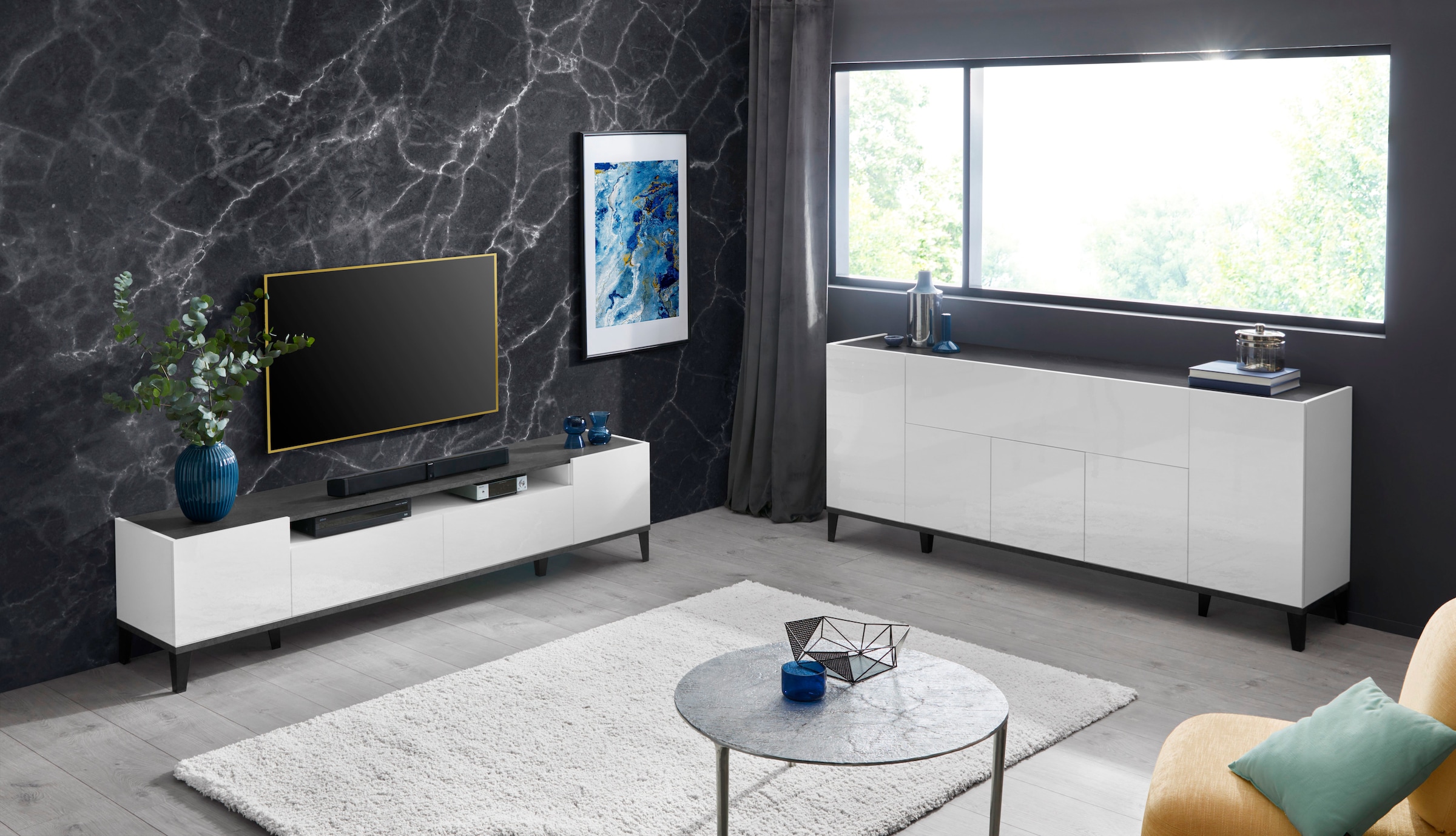 INOSIGN Lowboard »SunriseTV-Board, TV-Schrank«, Breite 200 cm