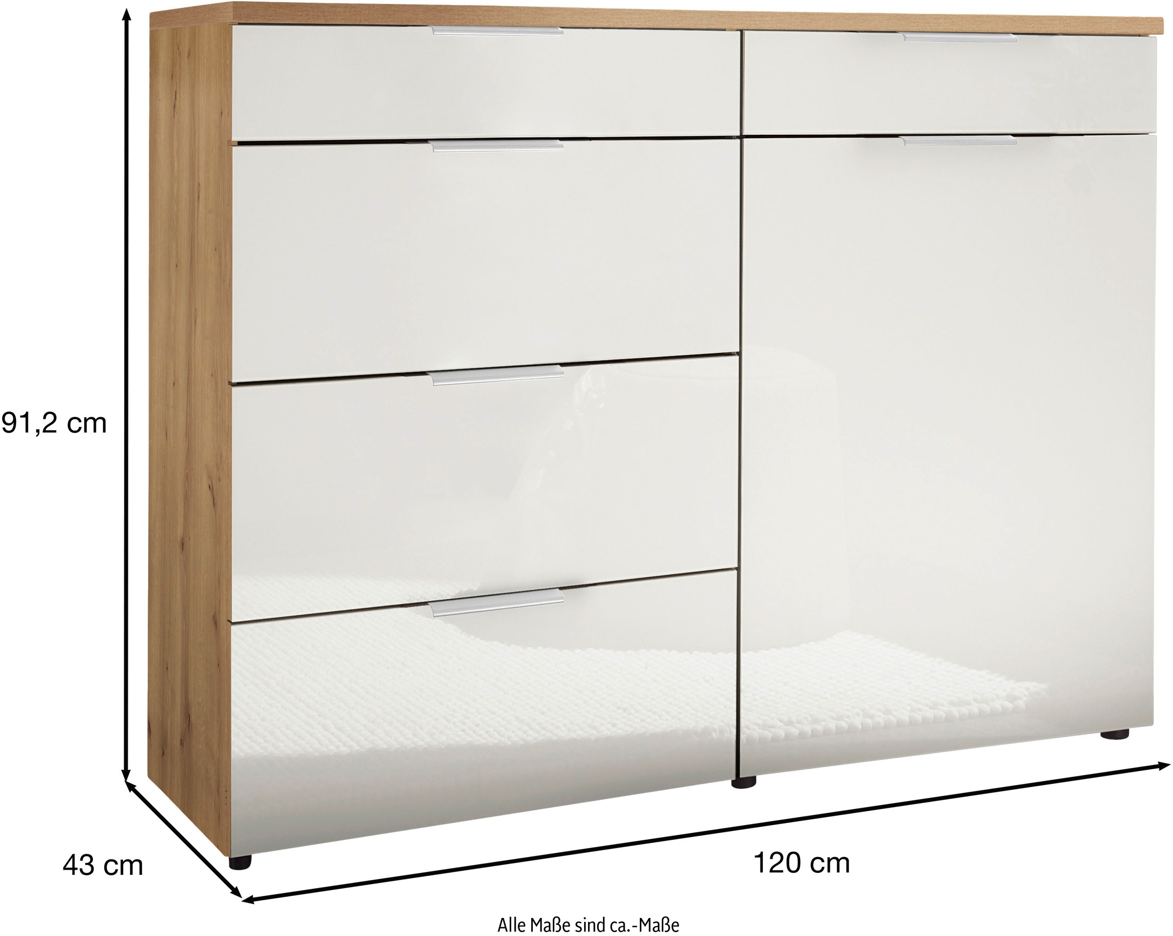 WIEMANN Kombikommode »Como« vormontiert
