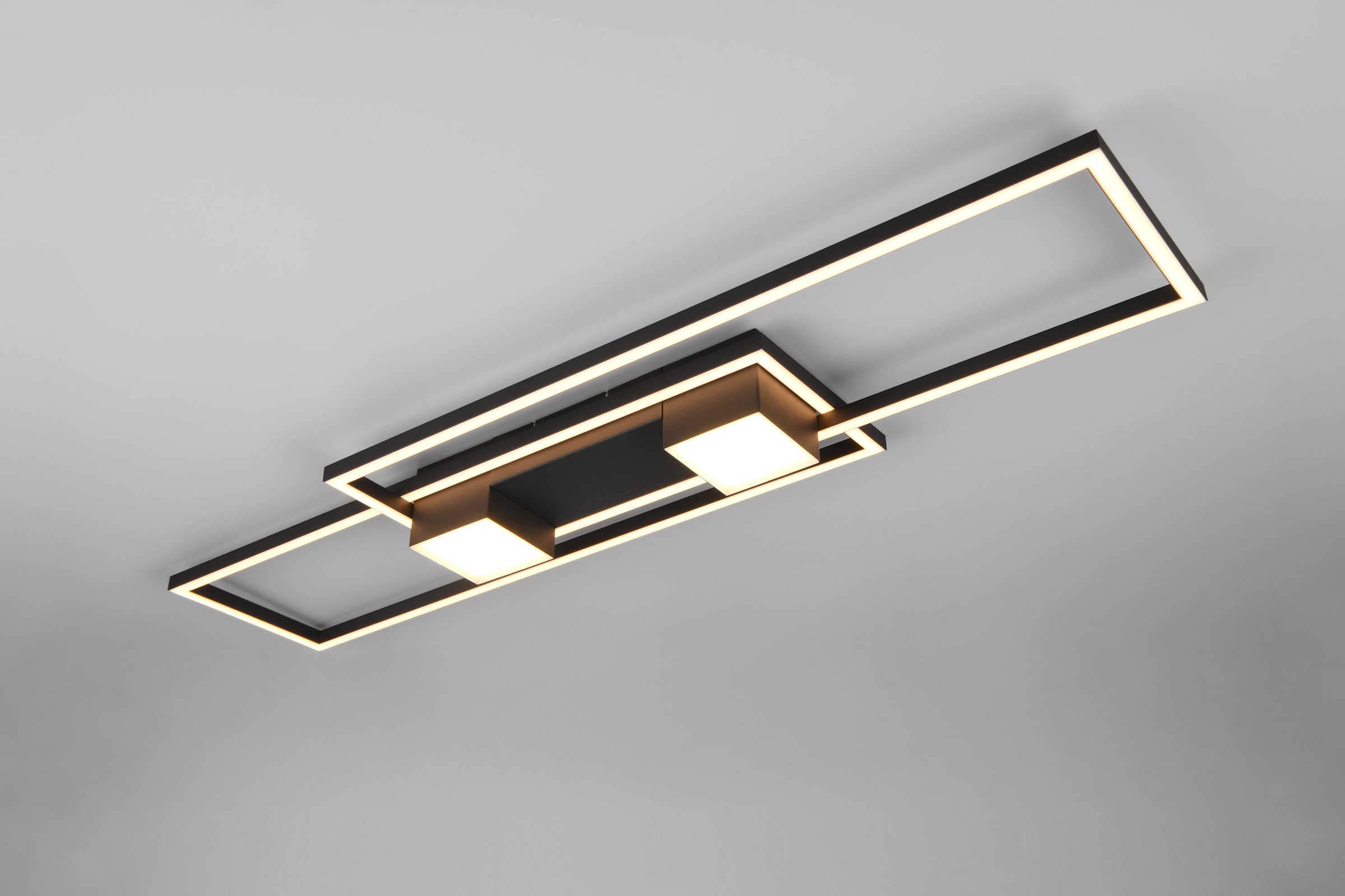 TRIO Leuchten LED Deckenleuchte »ALBANY LED Deckenlampe 37W 4300 Lumen warmweiß bis kaltweiß 2700-6500K« LED-Board 1 Stk. warmweiß - kaltweiß Fernbedienung, Lichtfarbe einstellbar, Memory, Nachtlicht, dimmbar