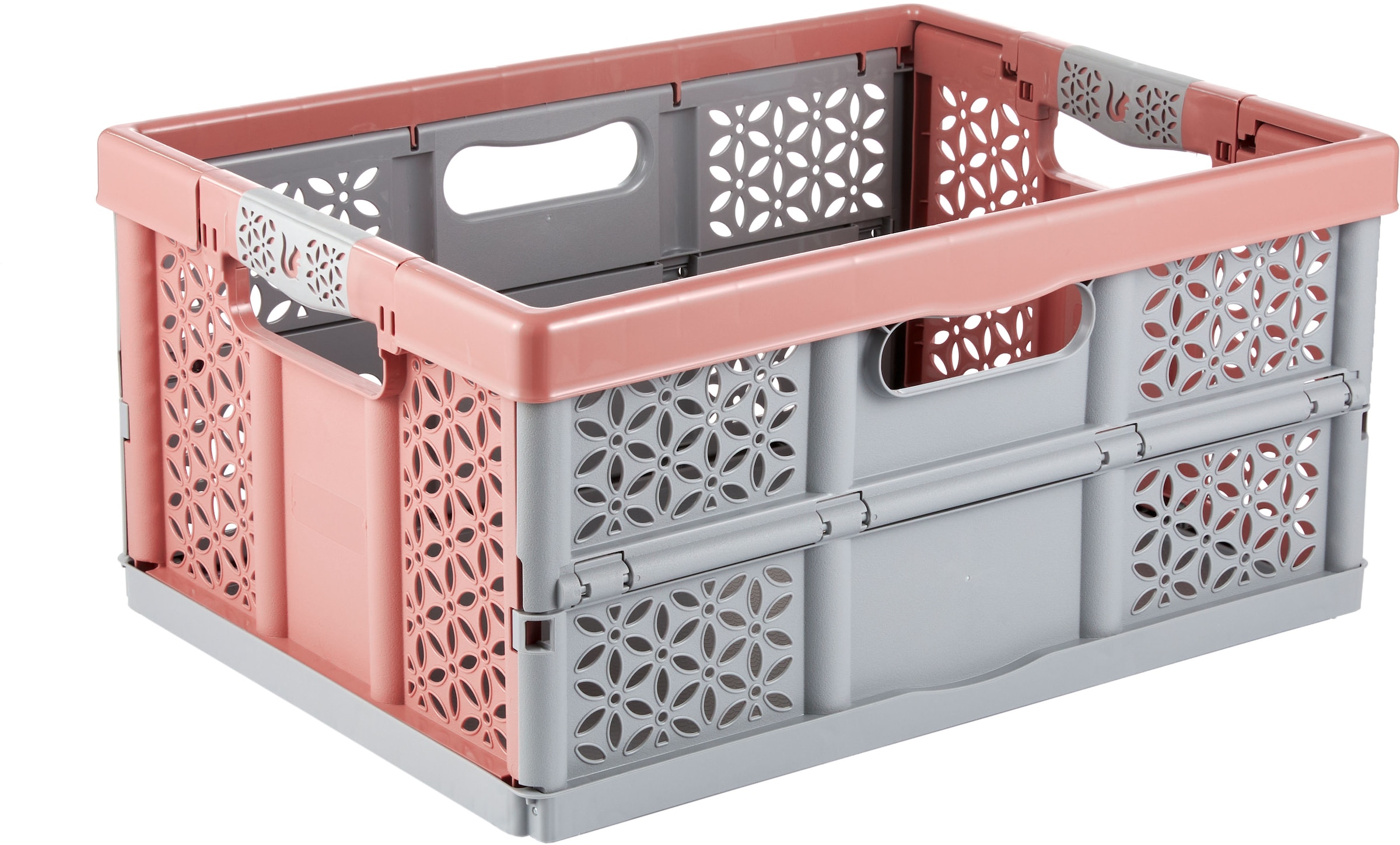 keeeper Klappbox »Profi-Klappbox lea mit Softgriffen (Set 2 St.) 32 l, 48,5x35x23,5 cm« Soft-Touch-Griffe, zusammenklappbar, leicht zu reinigen