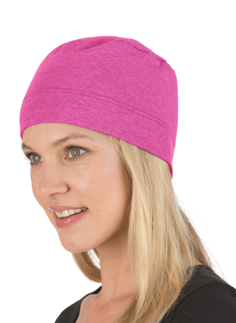 Trigema Damen Strickmütze »TRIGEMA Soft-Cap« 1 Stk. tlg. in lila, Größe 900