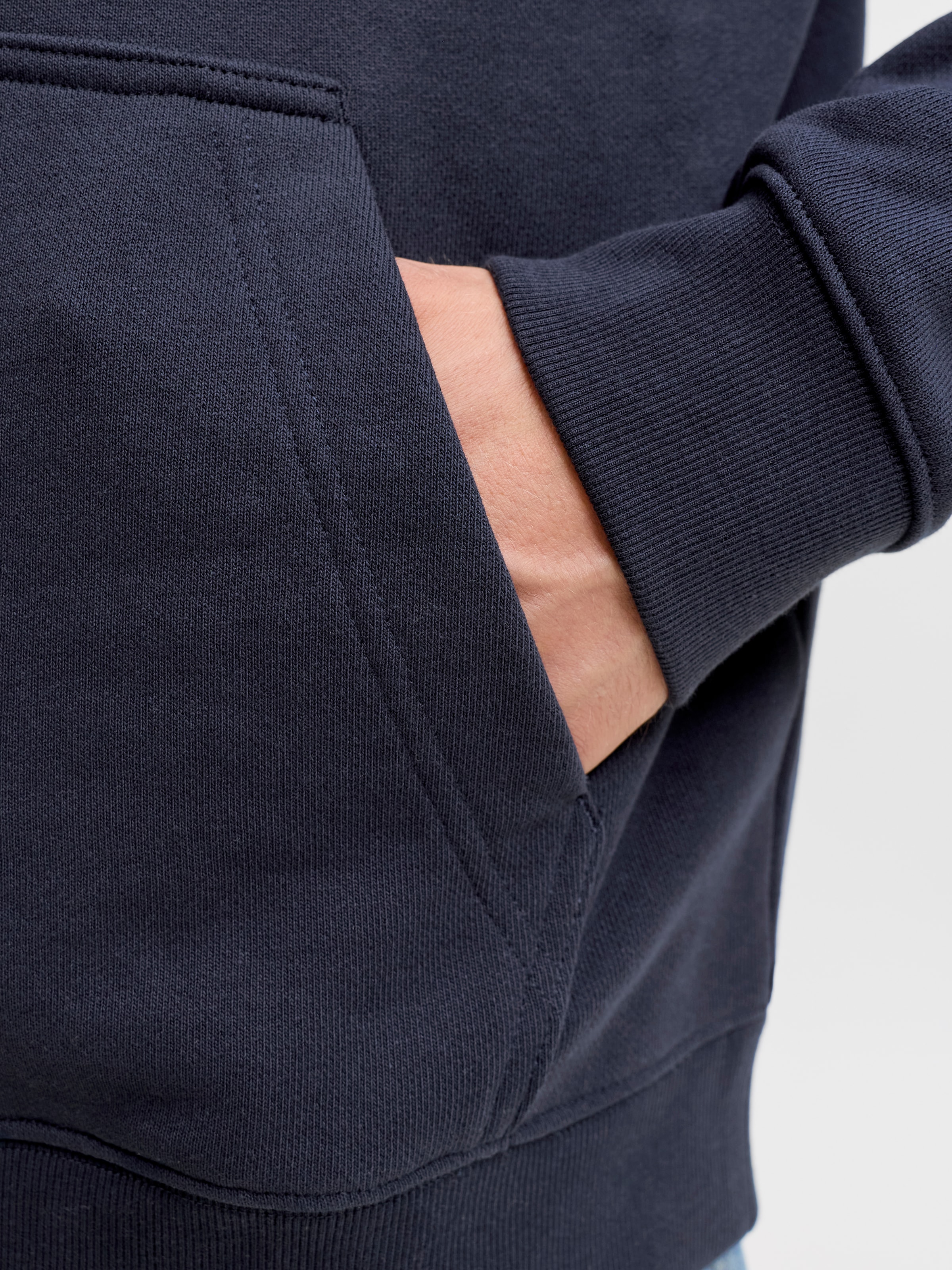 Jack & Jones PlusSize Kapuzensweatshirt »JJEDENVER LOGO SWEAT HOOD SN PLS«
