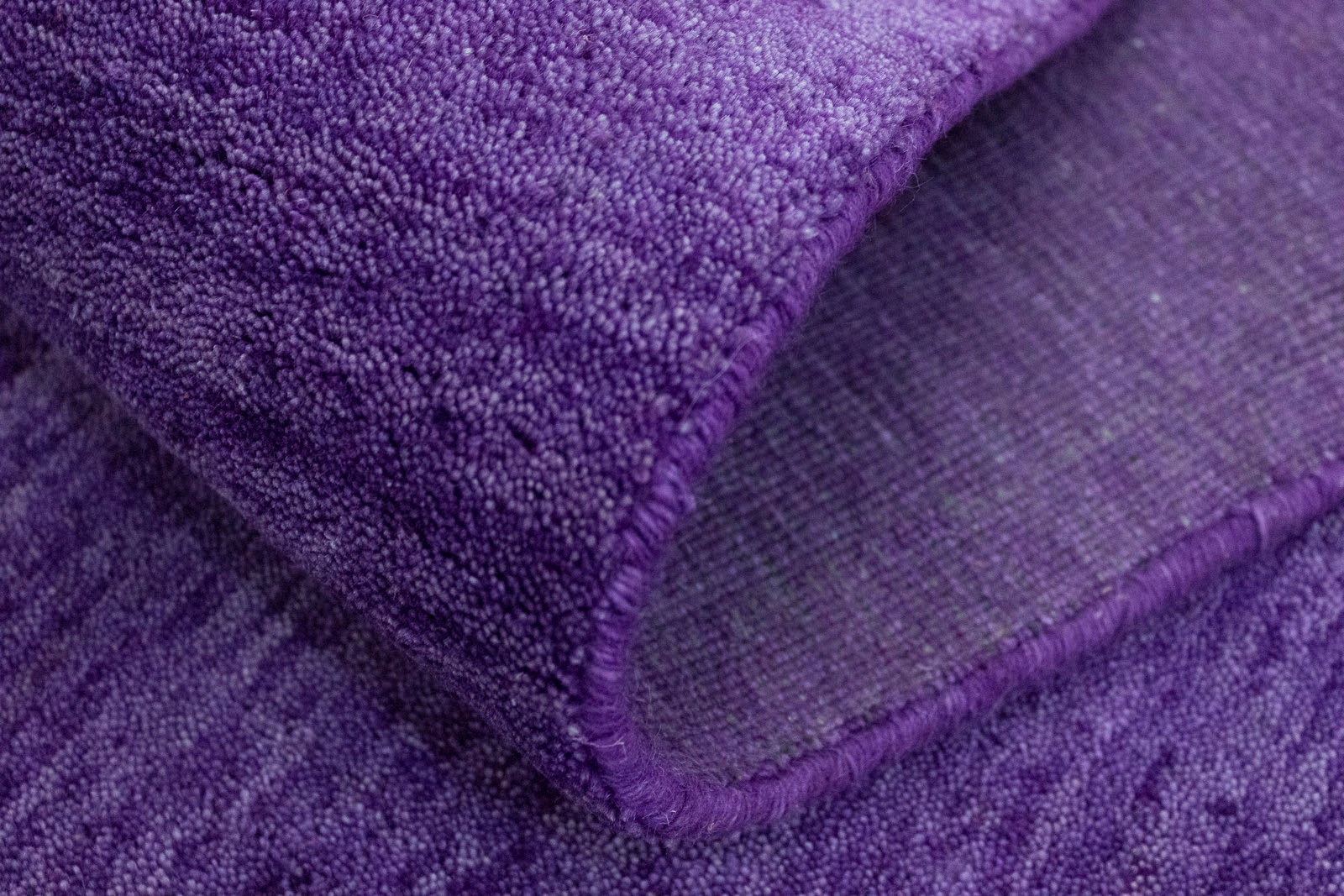 morgenland Wollteppich »Uni - Gabbeh Teppich - Softy«, rechteckig, 1,6 mm Höhe, Gabbeh Optik, Uni Farben, reine Wolle, sehr weicher Flor, Wohnzimmer