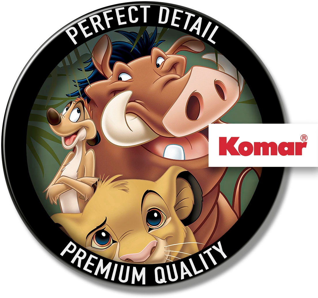 Komar Bild »Lion King Carefree Trio« Disney 1 Stk. tlg. Wandbild zur Dekoration im Kinderzimmer - ohne Rahmen
