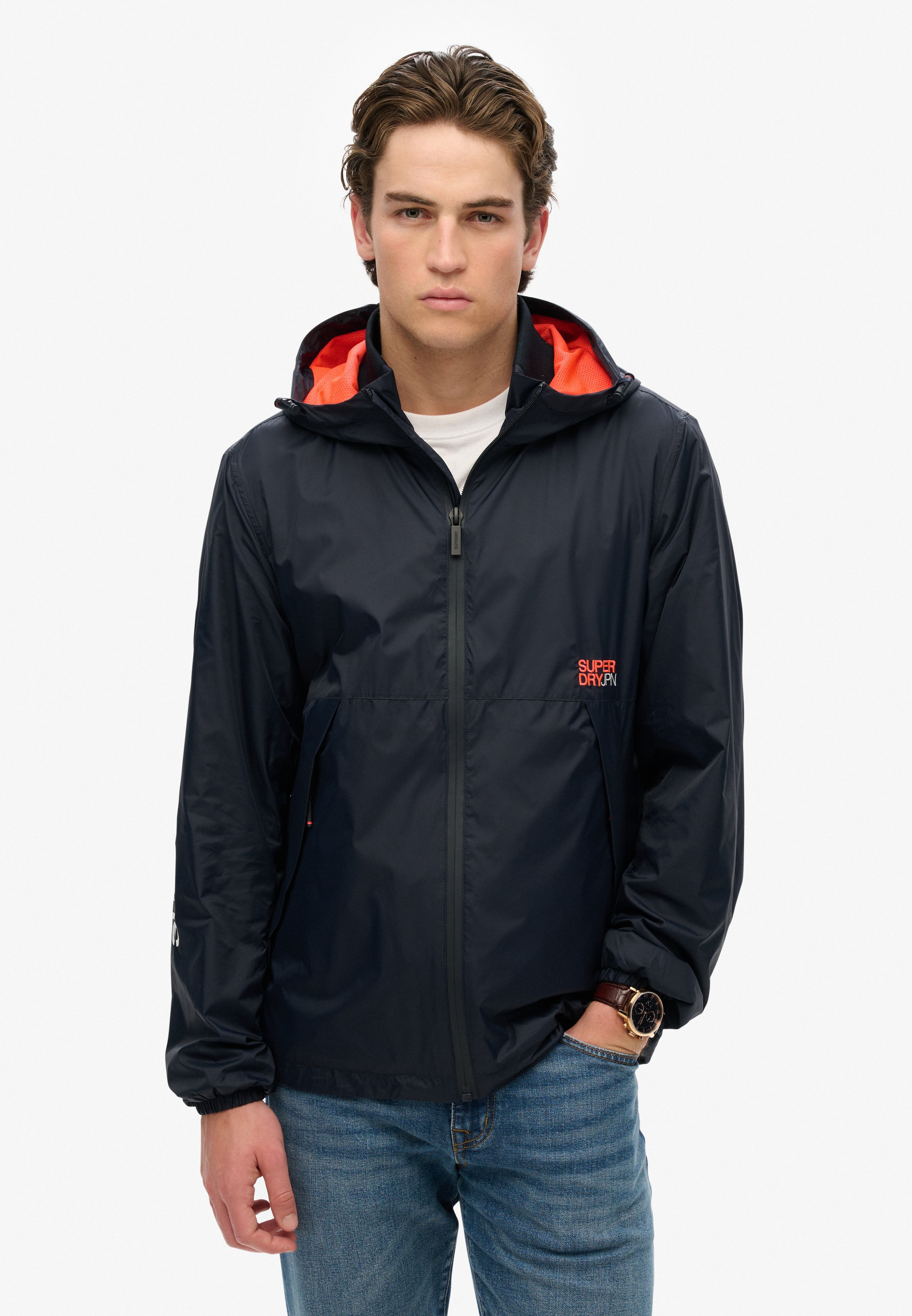 Superdry Outdoorjacke »HOODED LOGO WINDBREAKER JACKET«