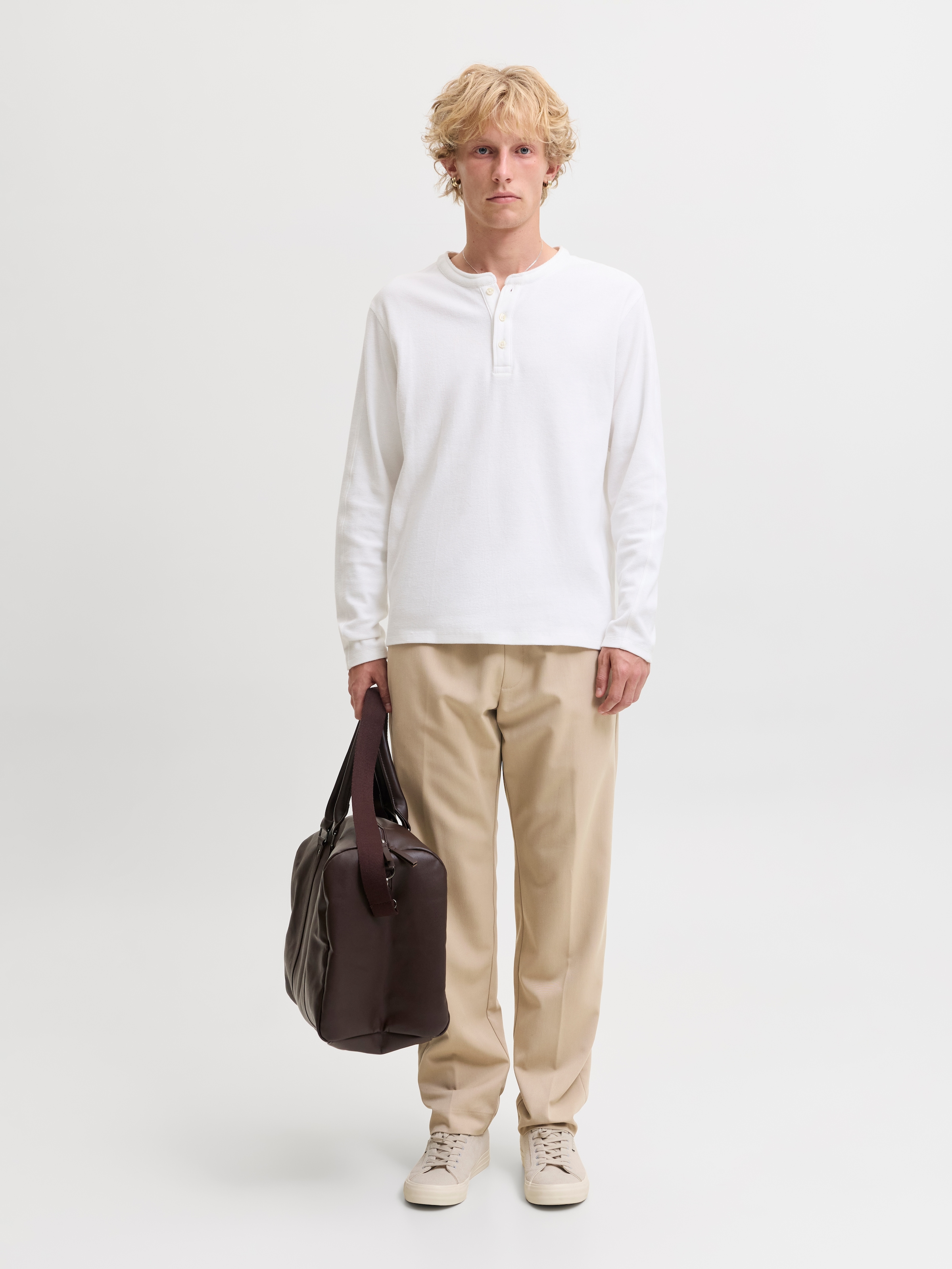 Jack & Jones Schlupfhose »JPSTKANE TOBY JOGGER NOOS«  Materialmix, relaxed fit