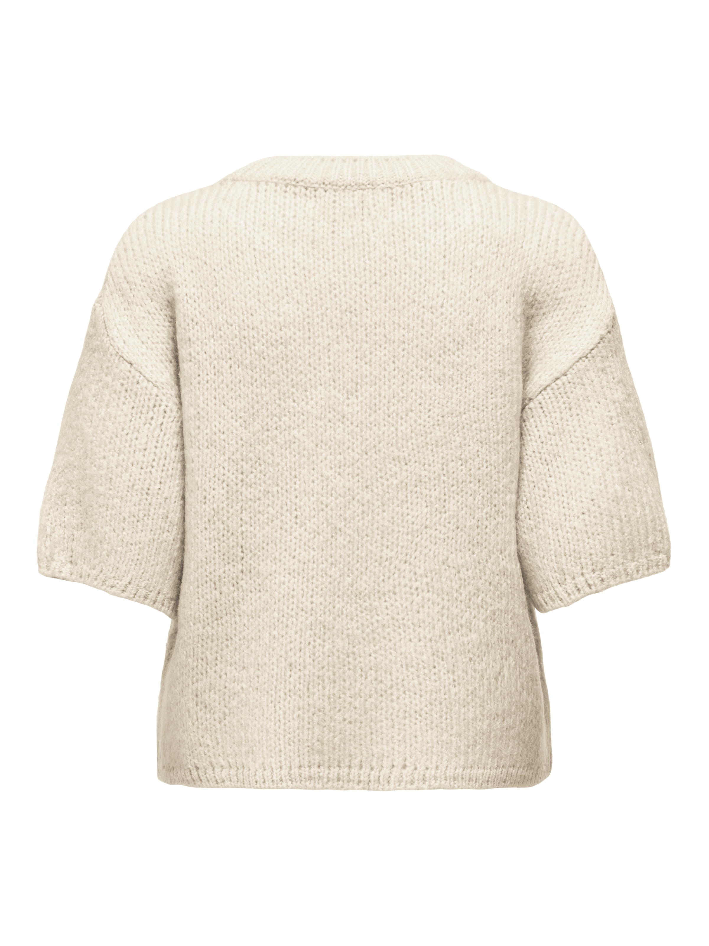 JDY Kurzarmpullover »JDYLINEA S/S PULLOVER O-NECK KNT NOOS« Kunstfaser, Rippstrick