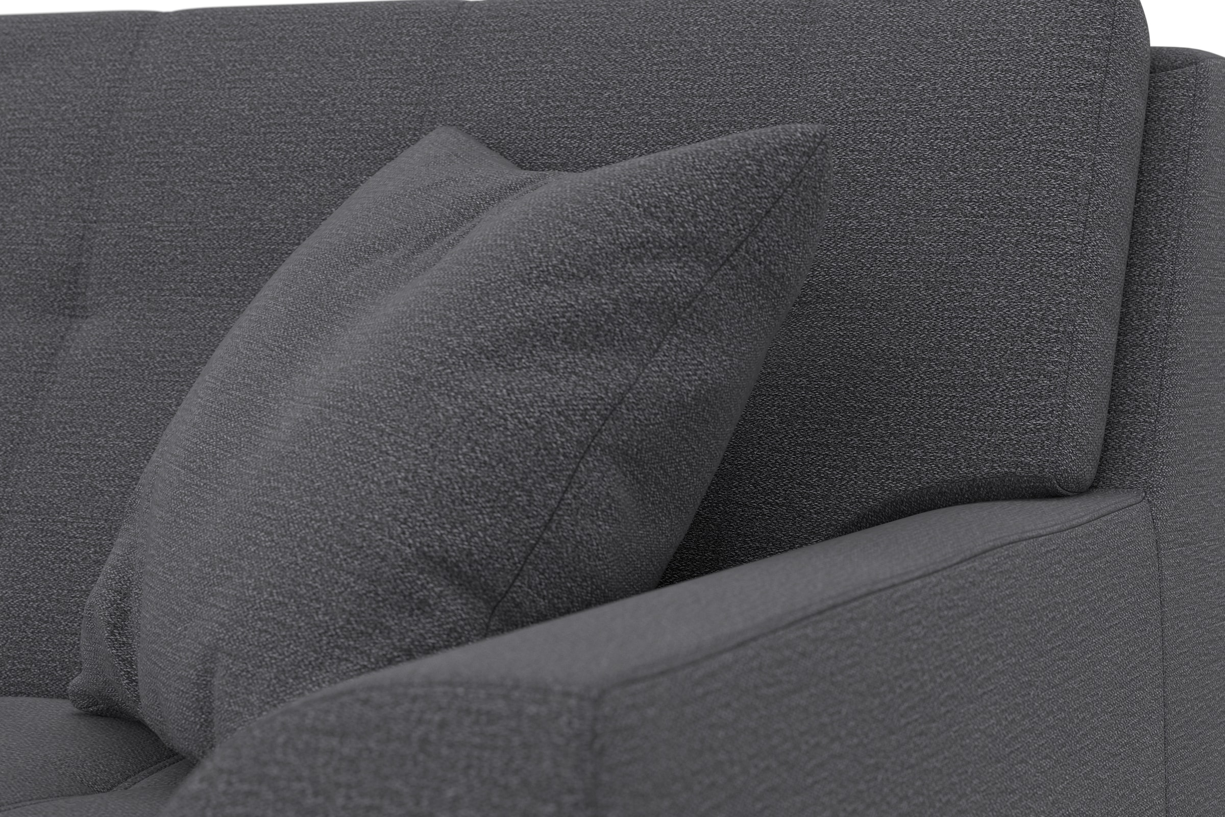 DOMO collection Ecksofa »Treviso viele Bezüge, auch in Cord, L-Form, B/T/H: 267/80/83 cm« wahlw. mit Bettfunktion, inkl. Zierkissen, Unser Dauertiefpreis