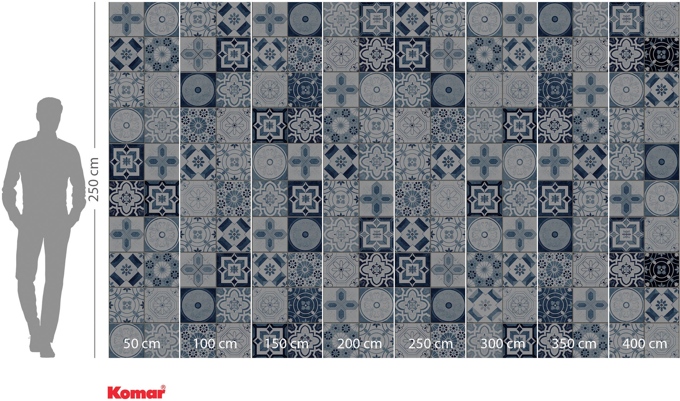 Komar Vliestapete »Digitaldruck Vlies - Palazzo Preferito - Größe 400 x 250 cm«, bedruckt, Wohnzimmer, Schlafzimmer
