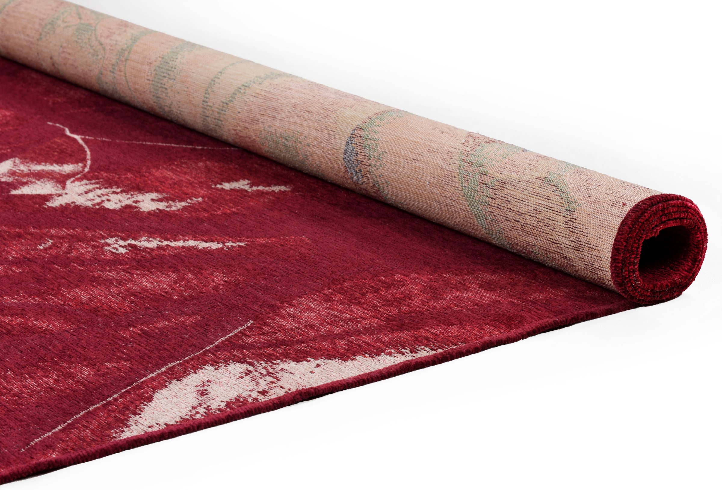 THEKO Teppich »Flomi Rose«, rechteckig, Flachgewebe, ideal im Wohnzimmer &  Schlafzimmer kaufen bei OTTO