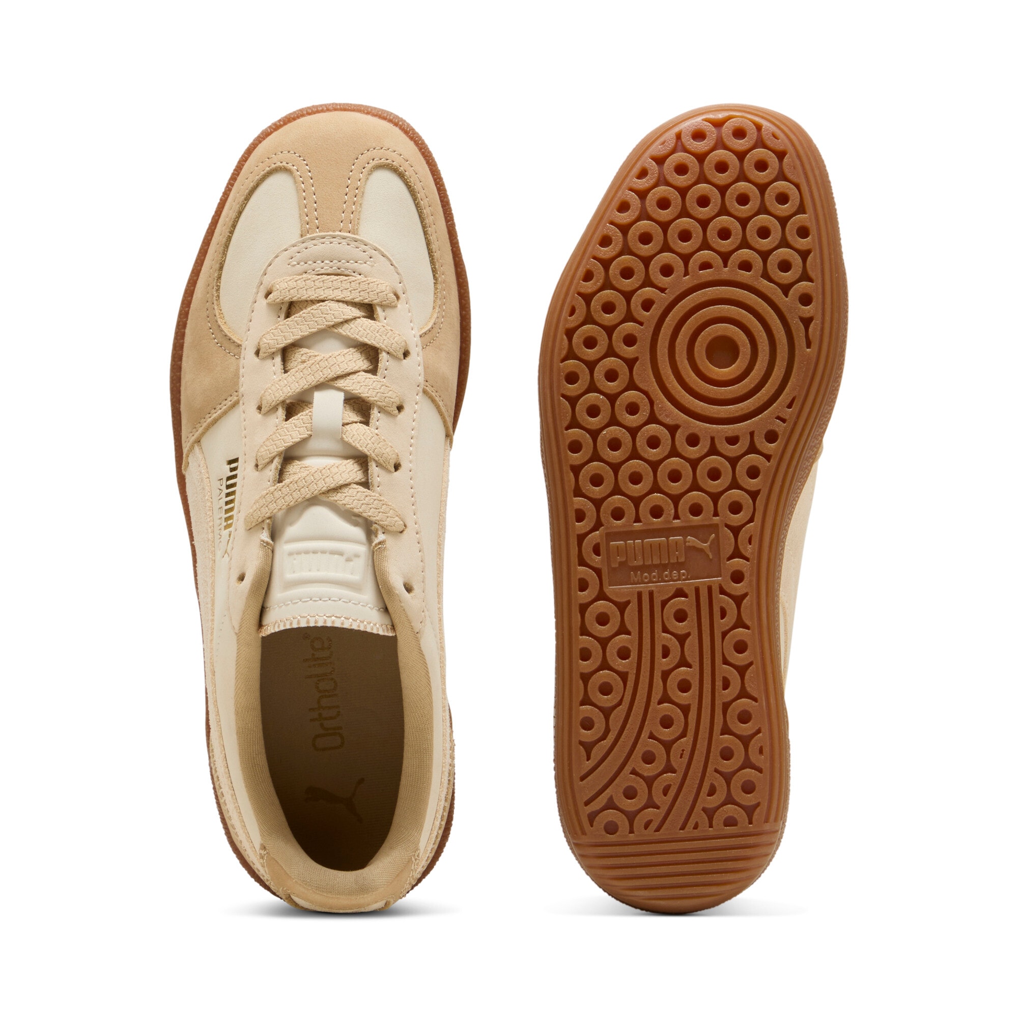 PUMA Sneaker »PALERMO LUX WNS«  mit Plateausohle, aus Leder, mit Gummilaufsohle, mit Schnürung