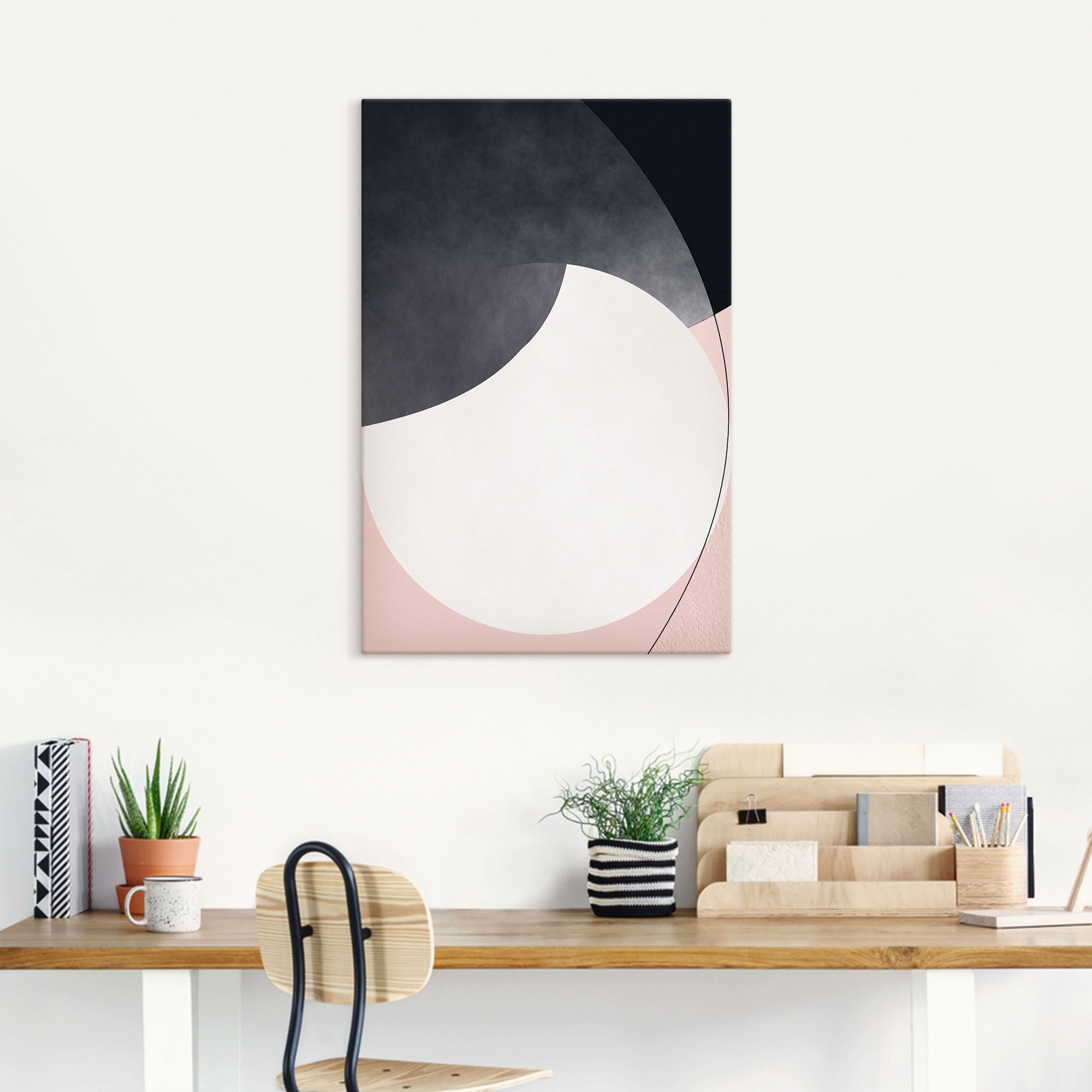 Artland Leinwandbild »Mondlicht«, Gegenstandslos, (1 St.), auf Keilrahmen gespannt