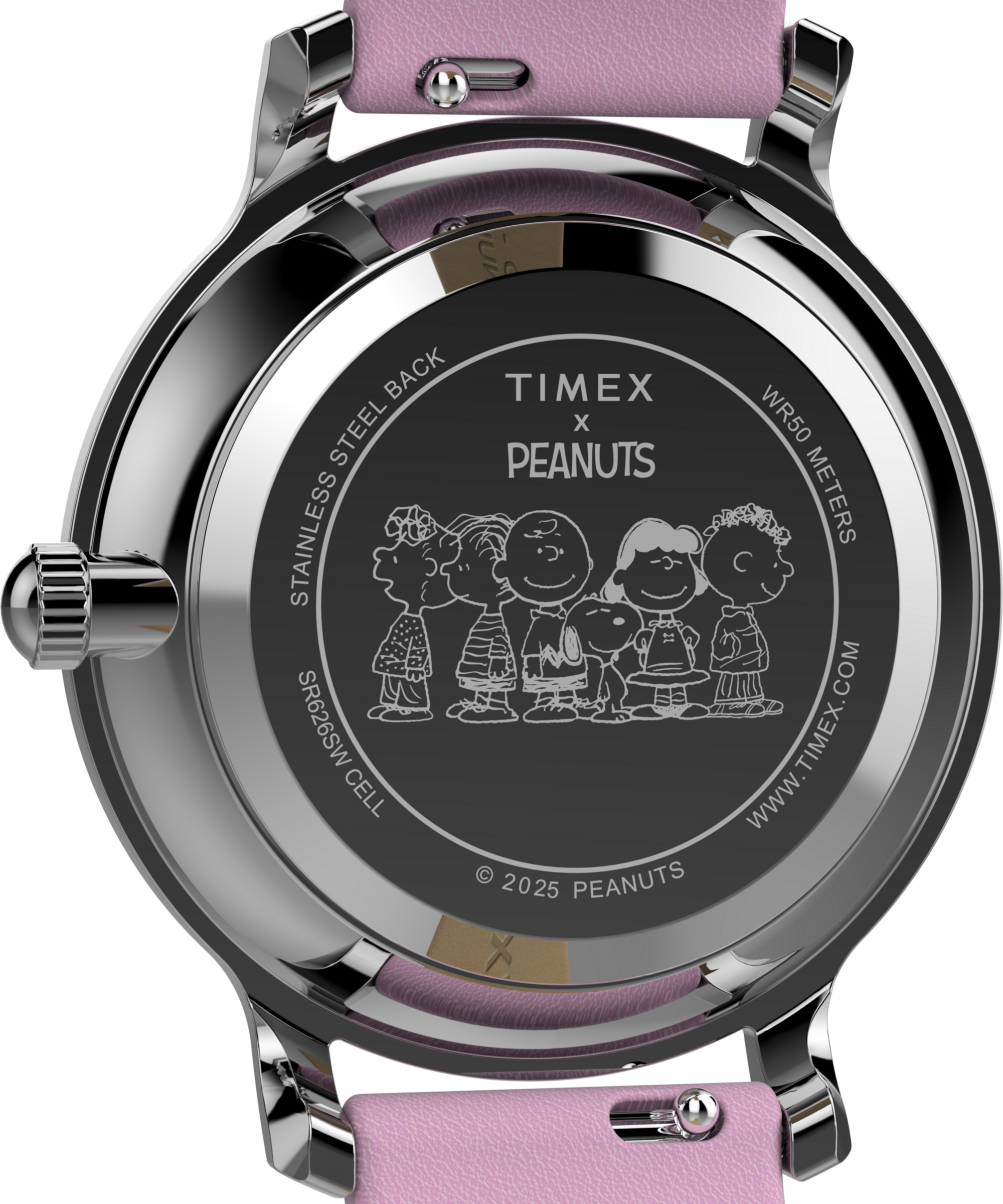 Timex Quarzuhr »TIMEX x PEANUTS TIMEX TRANSCEND« Armbanduhr, Damenuhr, Lederarmband, analog