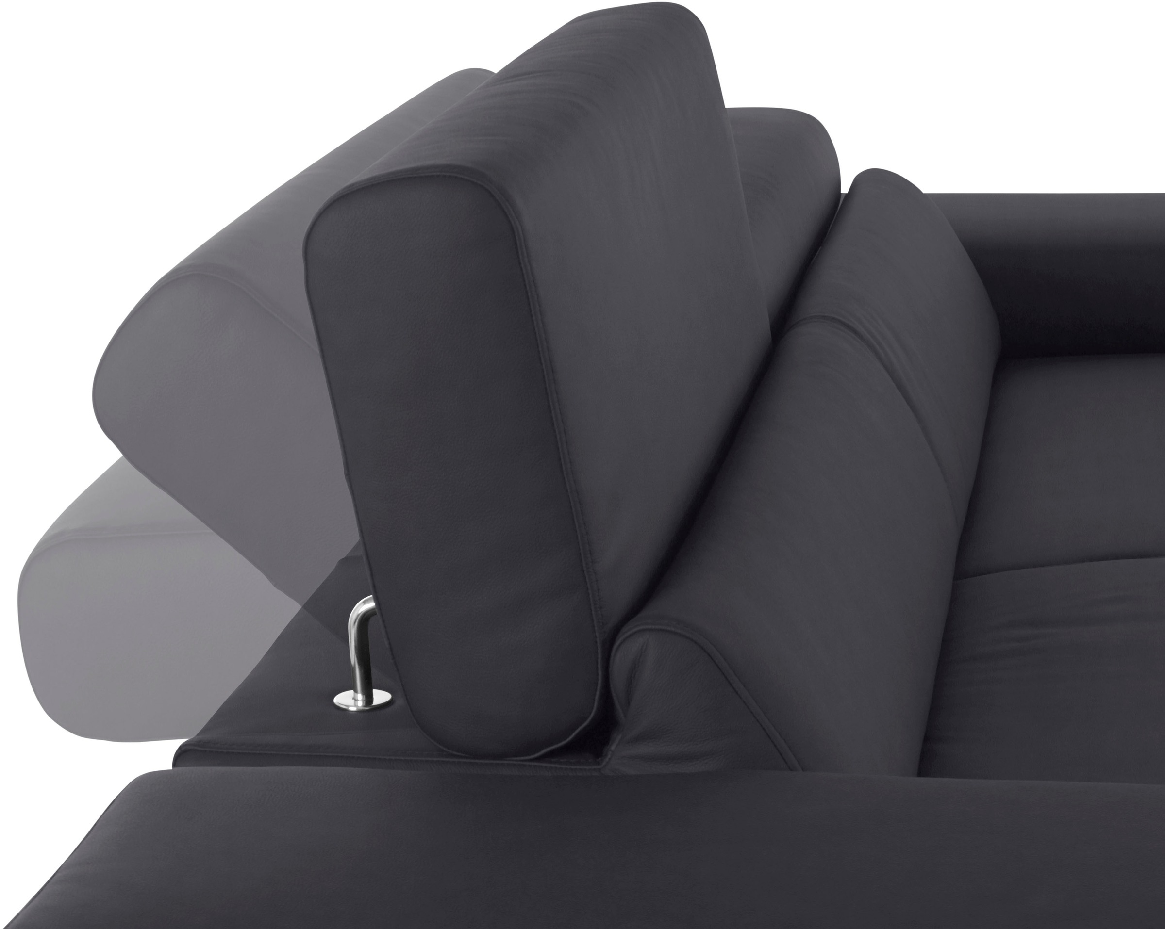 W.SCHILLIG 2,5-Sitzer »finn«, German Design Award 2016, Fußgestell Nussbaum natur, Breite 230 cm