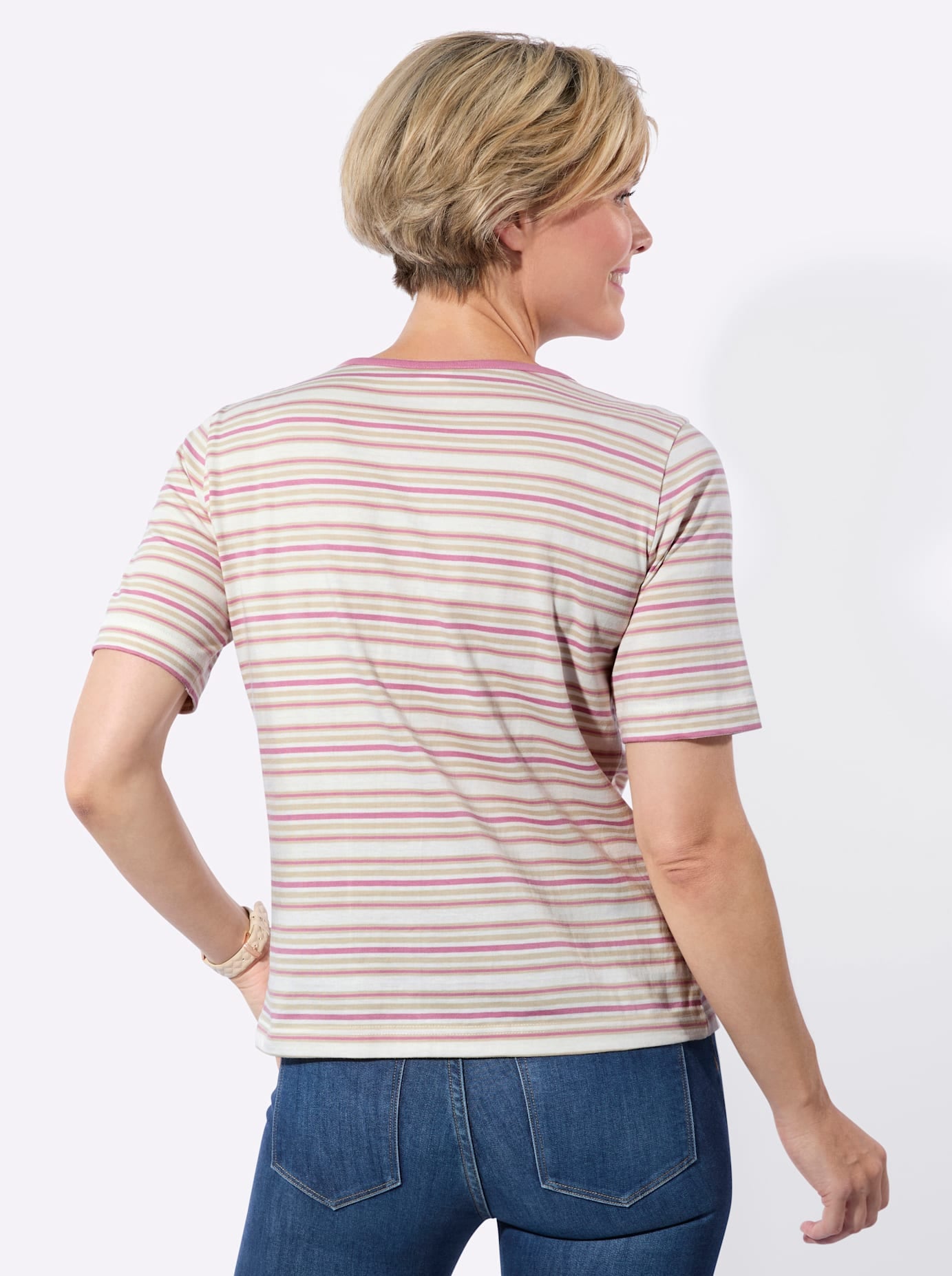 Classic Basics Rundhalsshirt »Ringelshirt«, 1 tlg.
