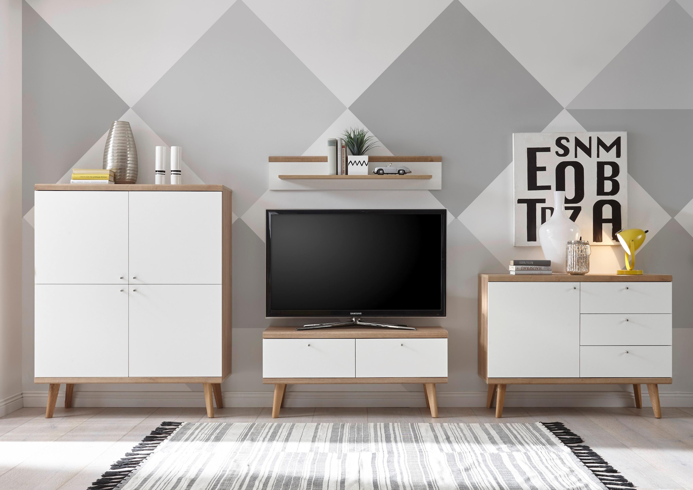 andas Sideboard »Merle«, Scandi Design, Breite 107 cm