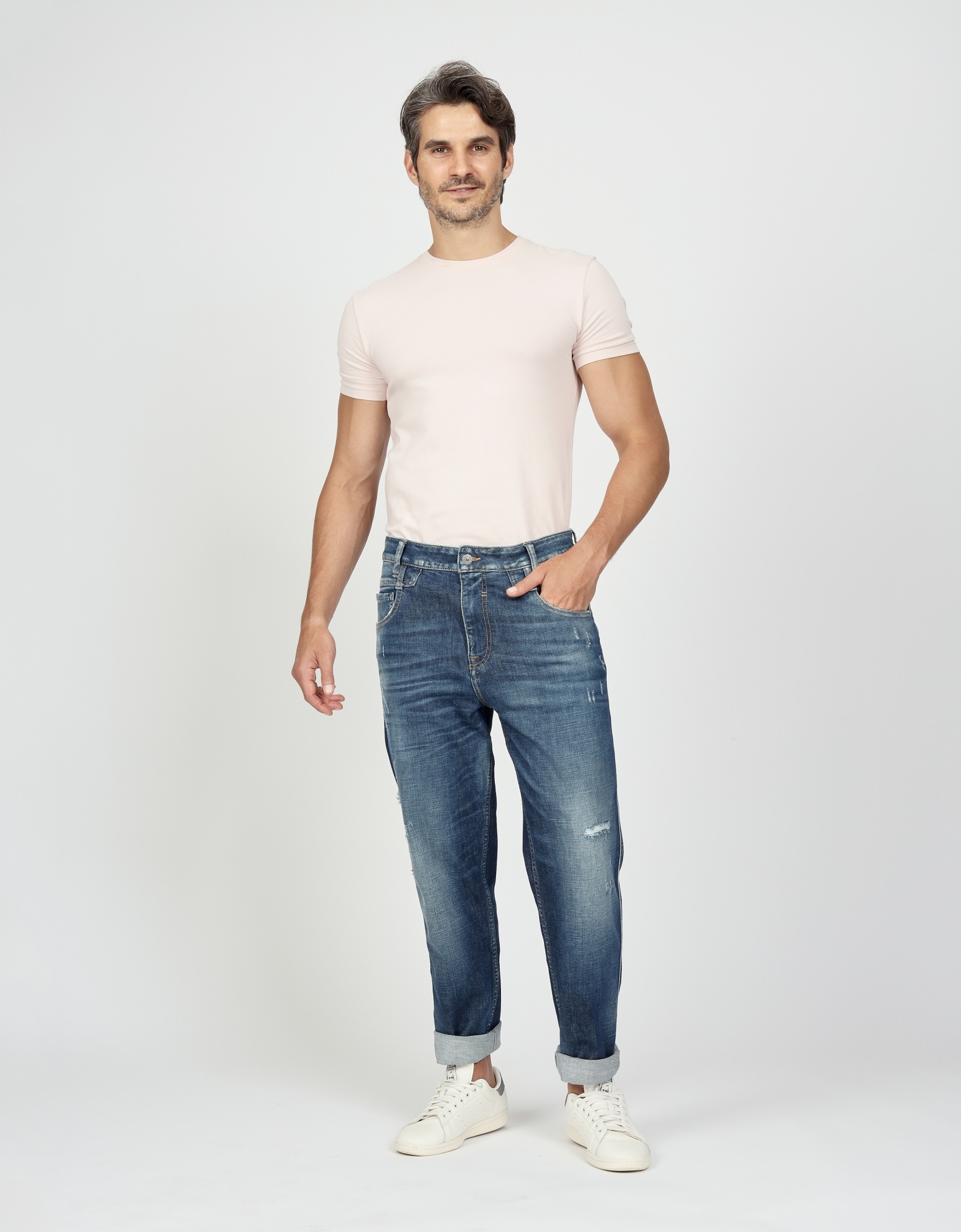 GANG Stretch-Jeans »94MARCO«, im relaxten 5-Pocket Style mit doppelter Gürtelschlaufe