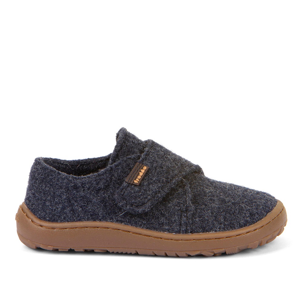 froddo® Hausschuh »BAREFOOT WOOLY«  Klettschuh, Kindergartenschuh mit Wollfutter