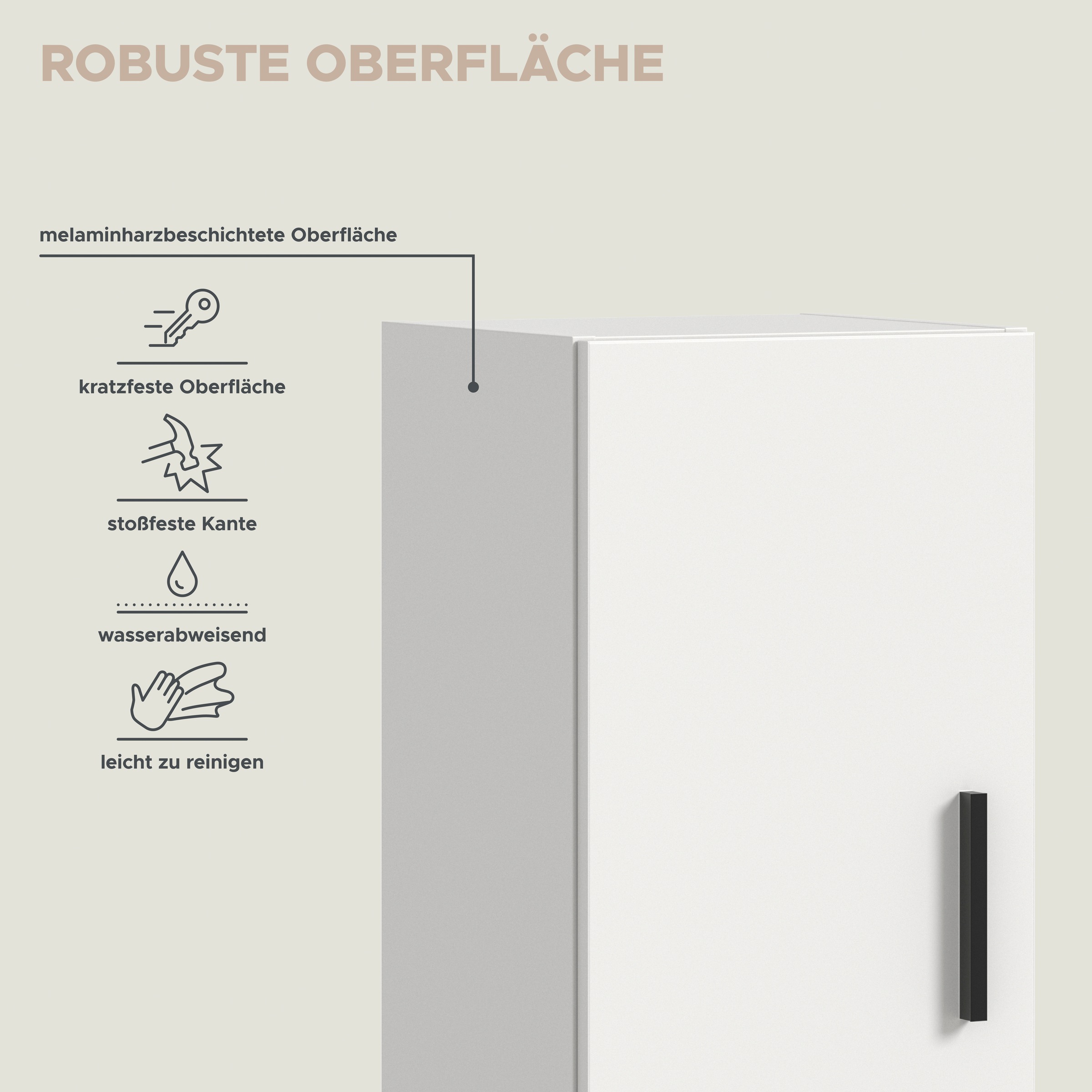 Home affaire Schrank-Set »ENESTE, 3-teilig, in verschiedenen Farben, individuell kombinierbar« verschiedenste Kombinationmöglichkeiten, stehend oder hängend, 