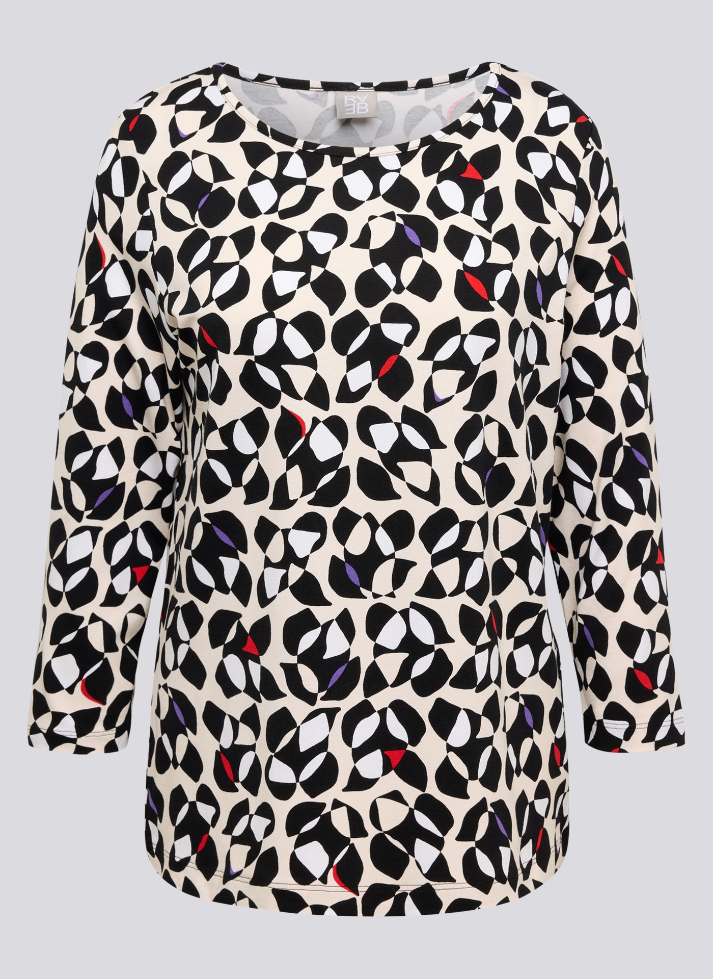 Rabe 3/4-Arm-Shirt, mit All-Over Print