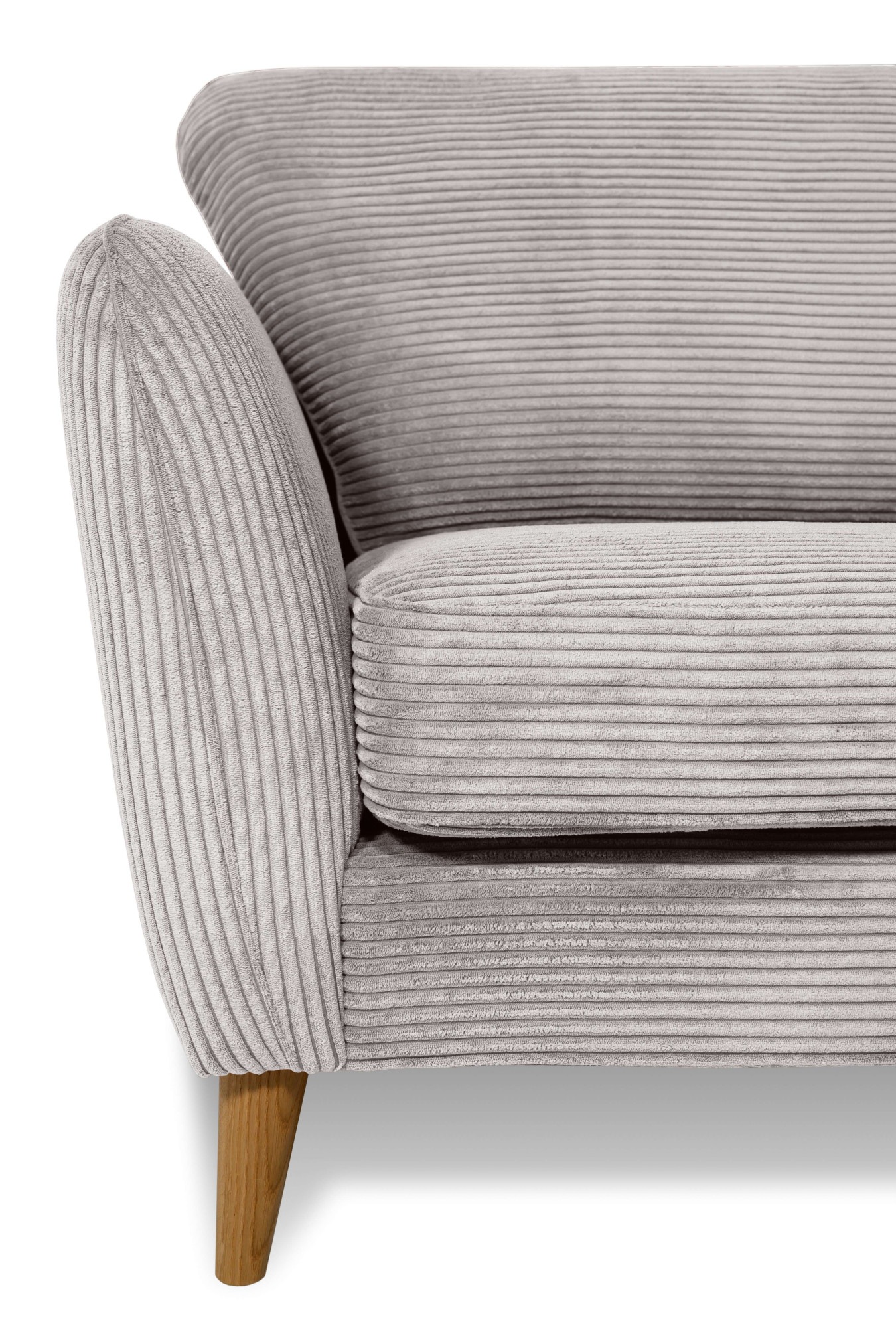 Home affaire 2-Sitzer »MARSEILLE Sofa 170 cm«, Massivholzbeine Eiche, Landhausstil, Wellenunterfederung